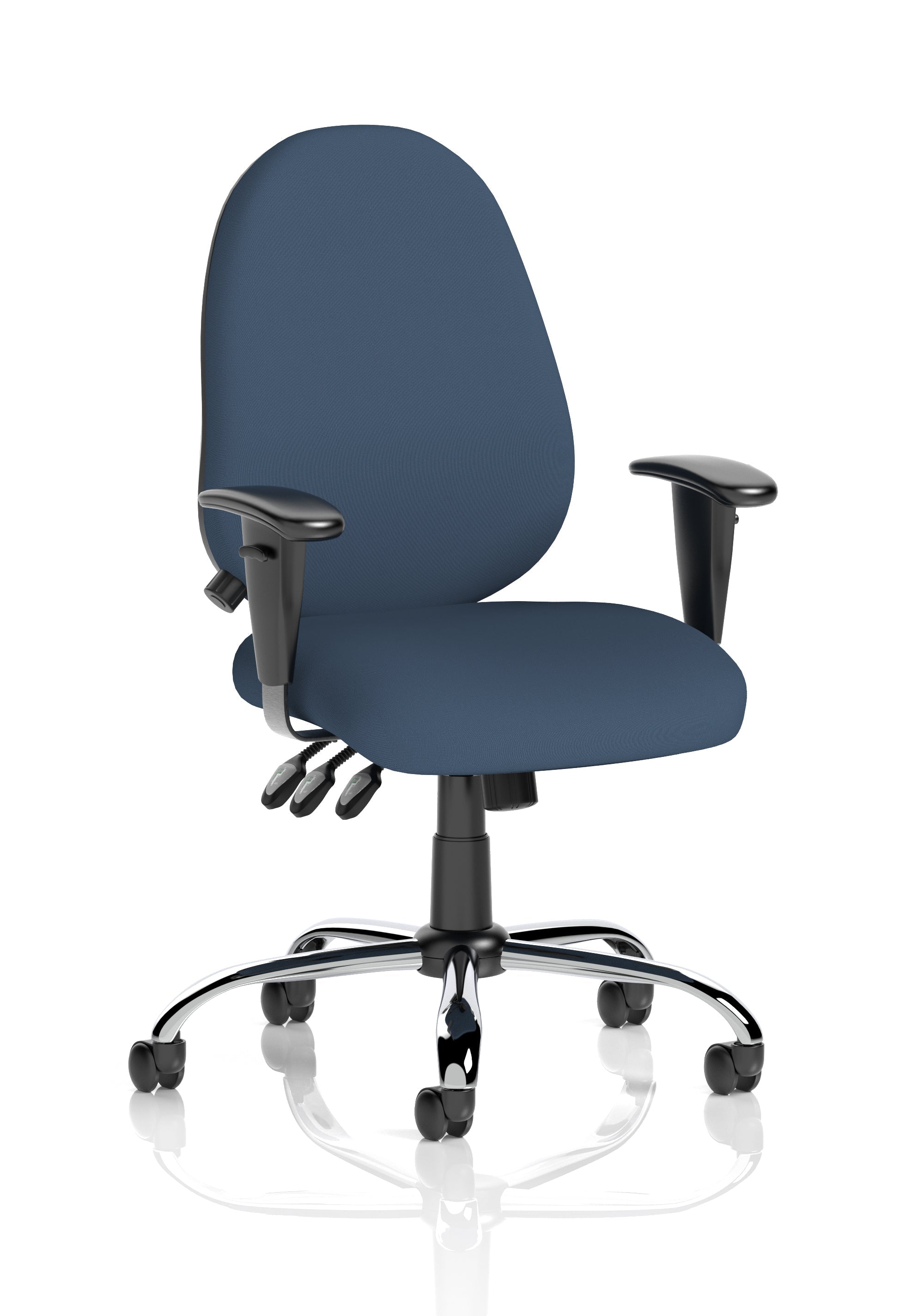 Lisbon Medium Back Task Operator Office Chair with Height Adjustable Arms