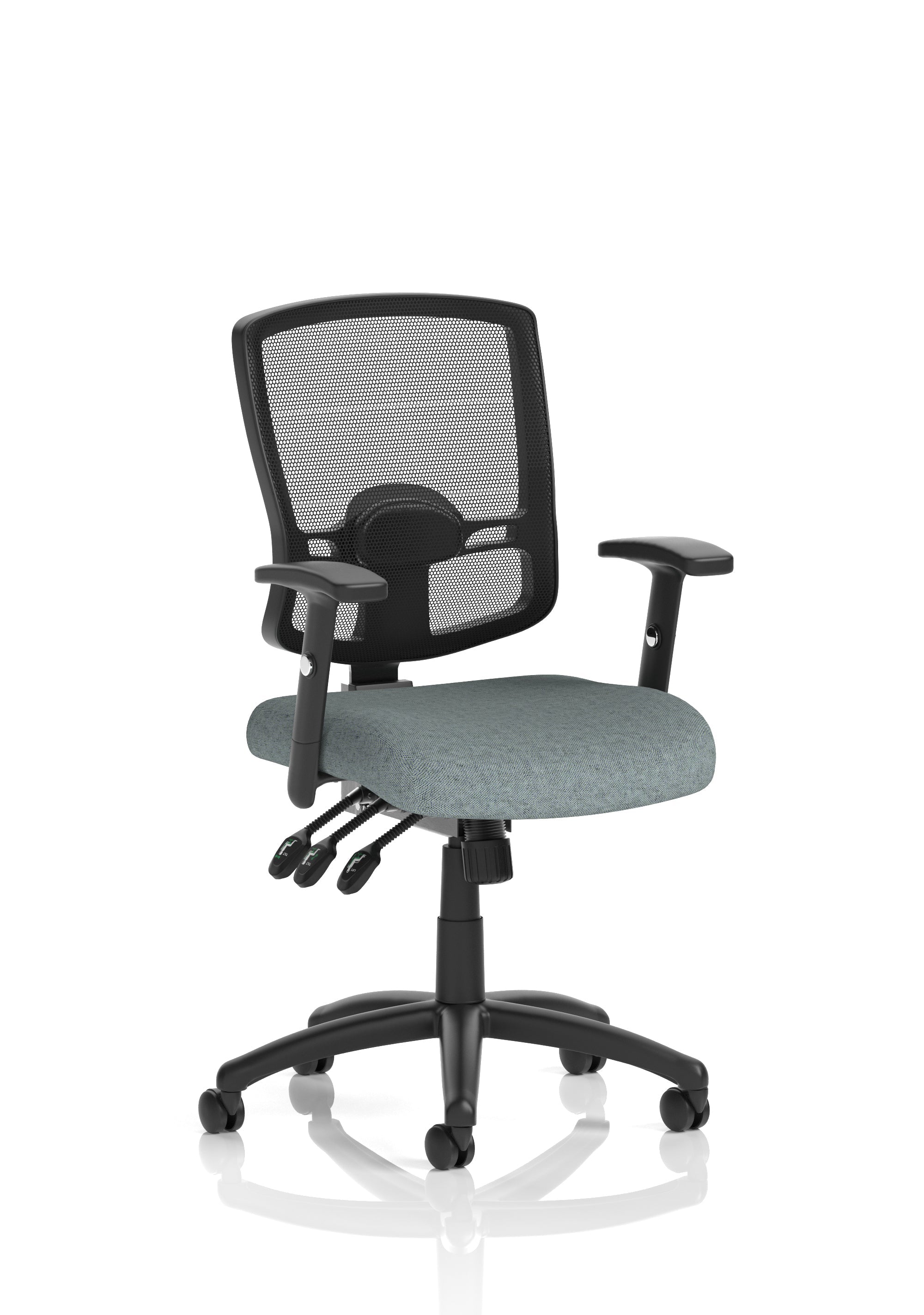 Portland III High Mesh Back Task Operator Office Chair with Arms