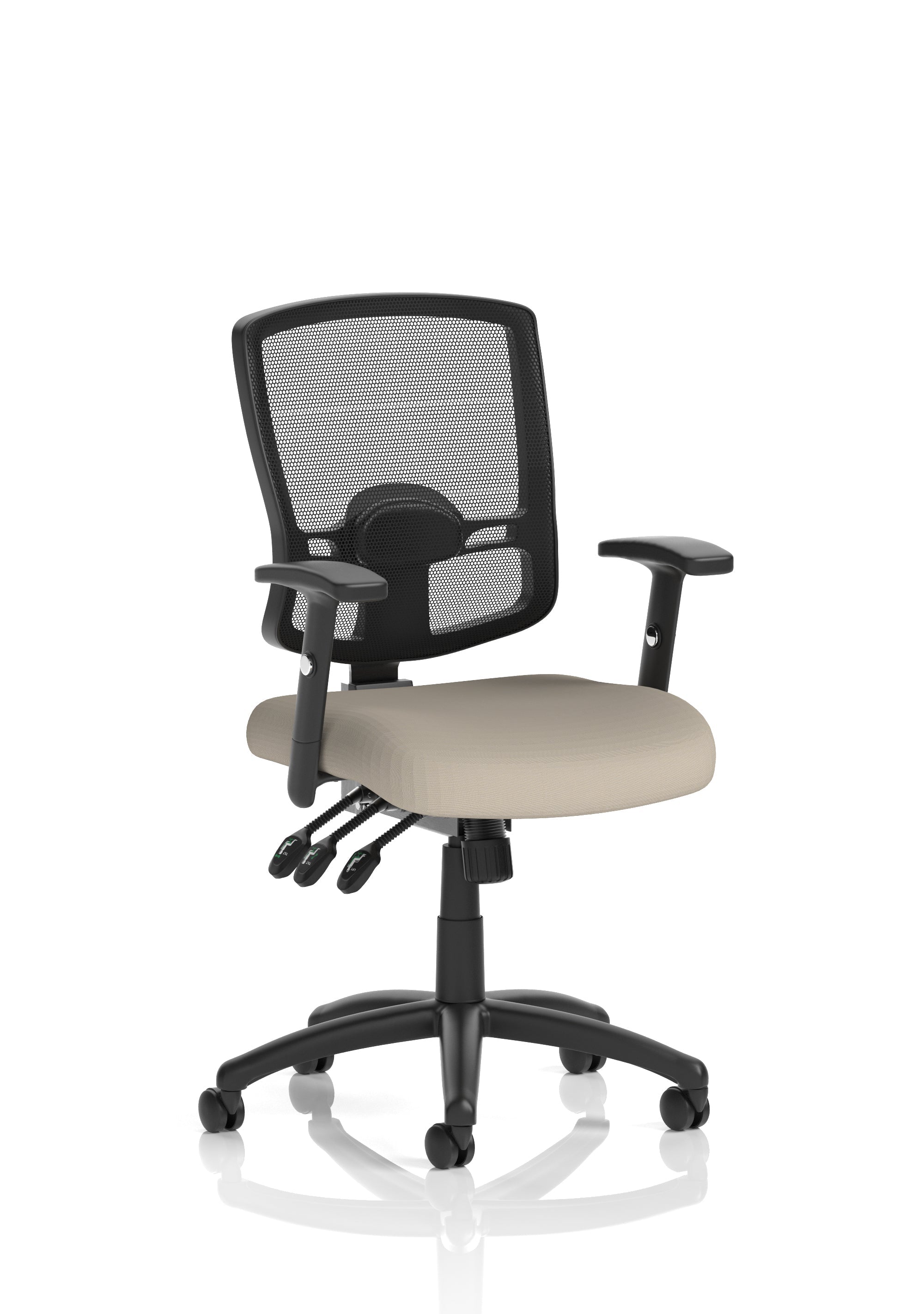 Portland III High Mesh Back Task Operator Office Chair with Arms