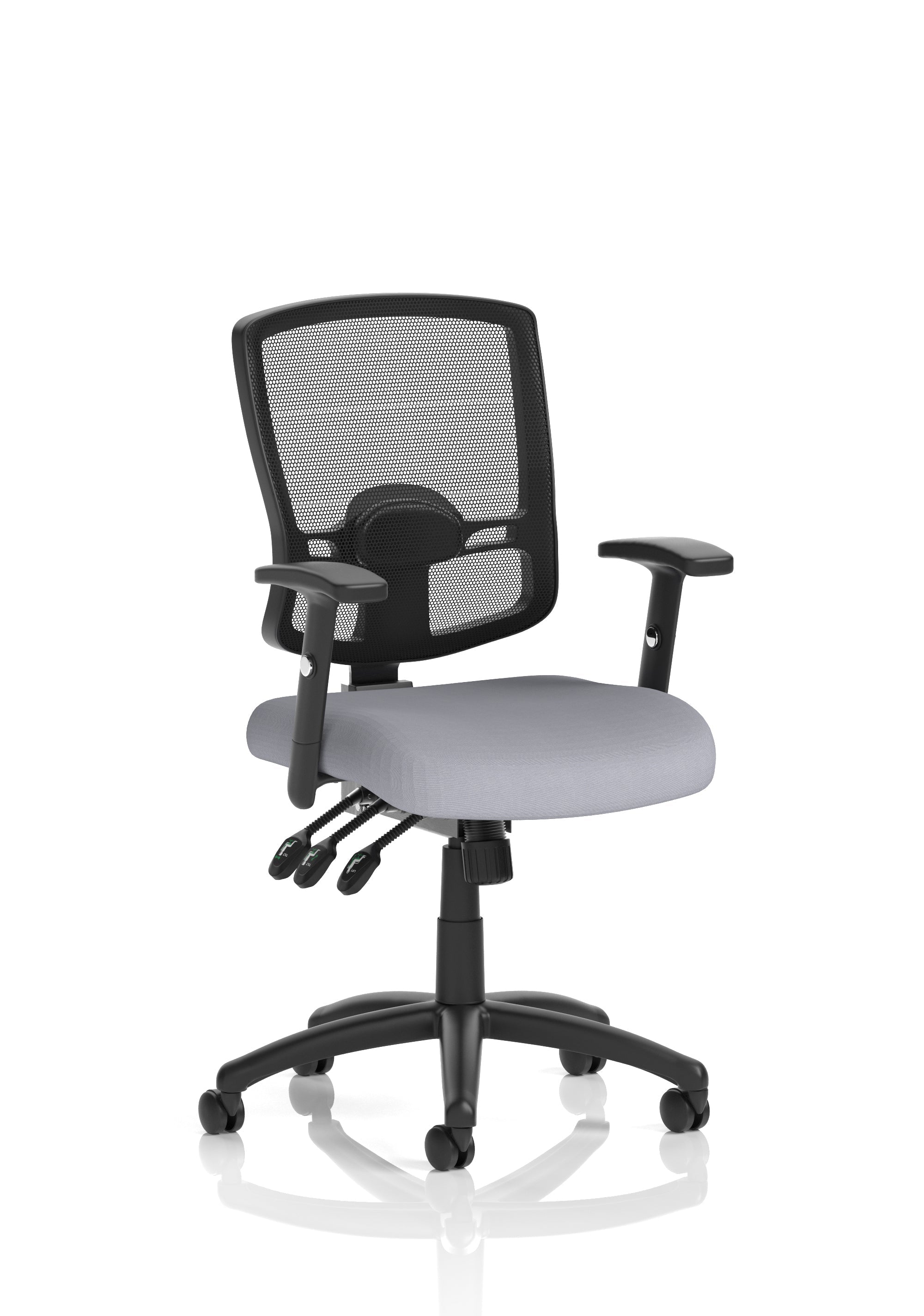 Portland III High Mesh Back Task Operator Office Chair with Arms