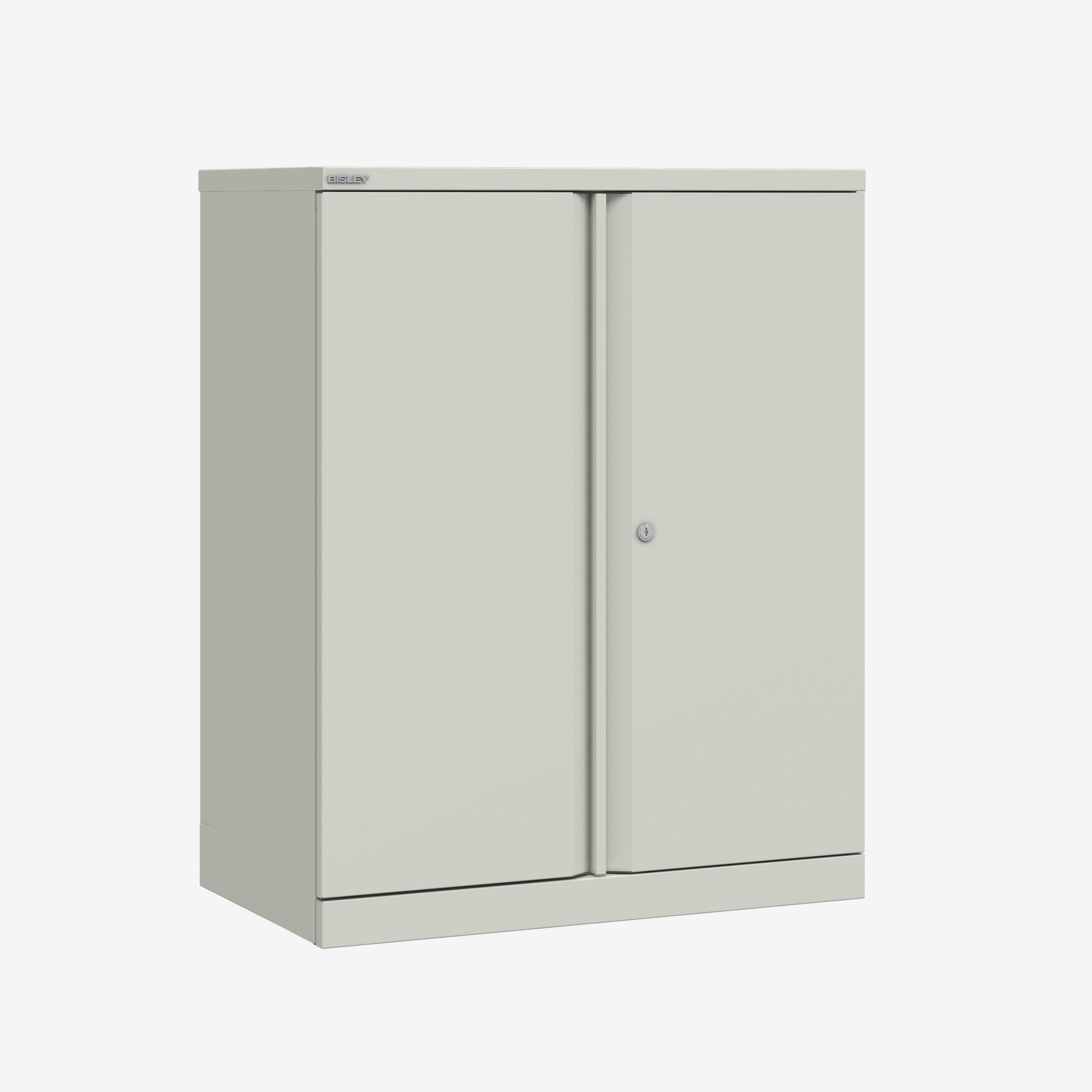 1000mm x 1000mm Bisley Light Grey storage cupboard