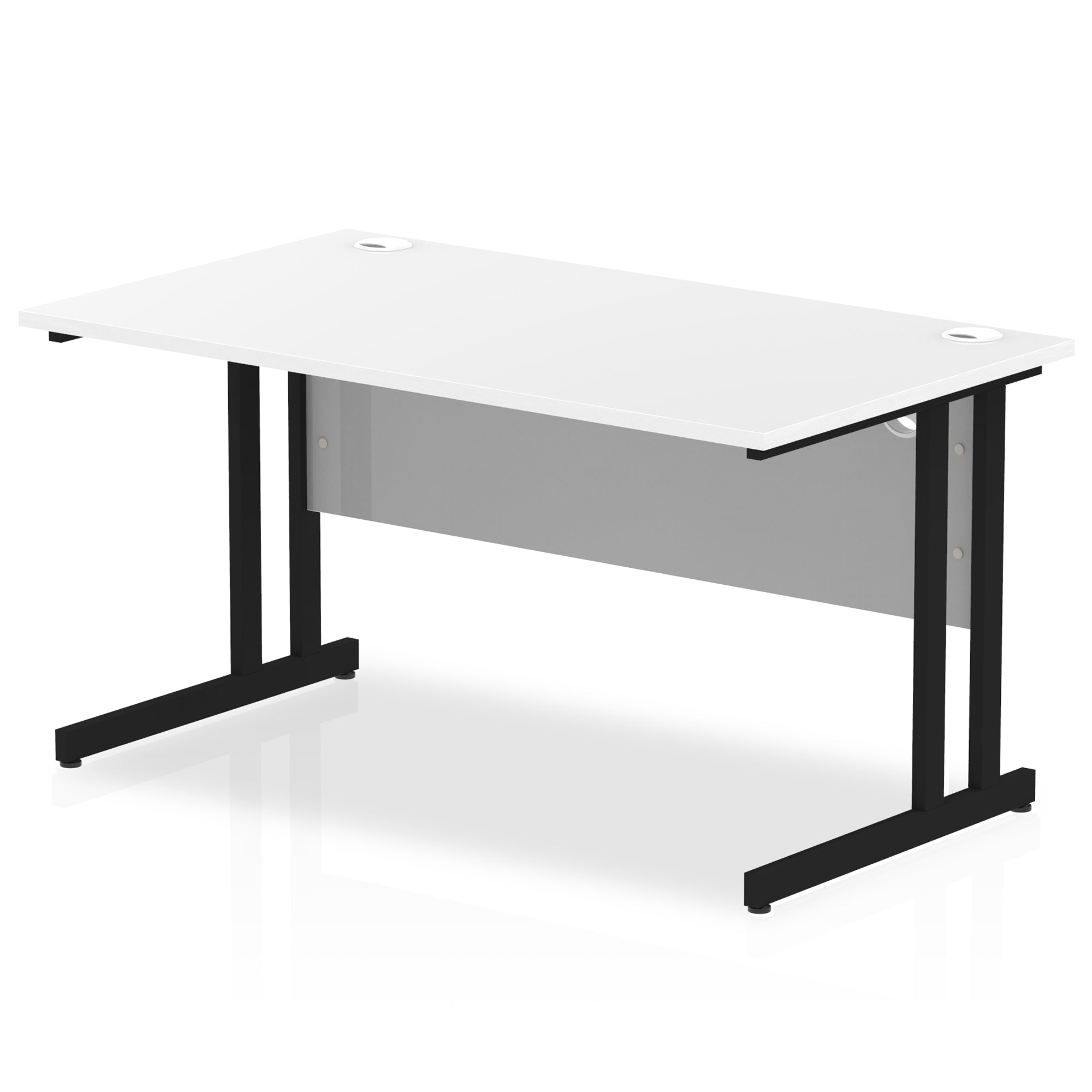 Impulse 1400mm Straight Desk Cantilever Leg