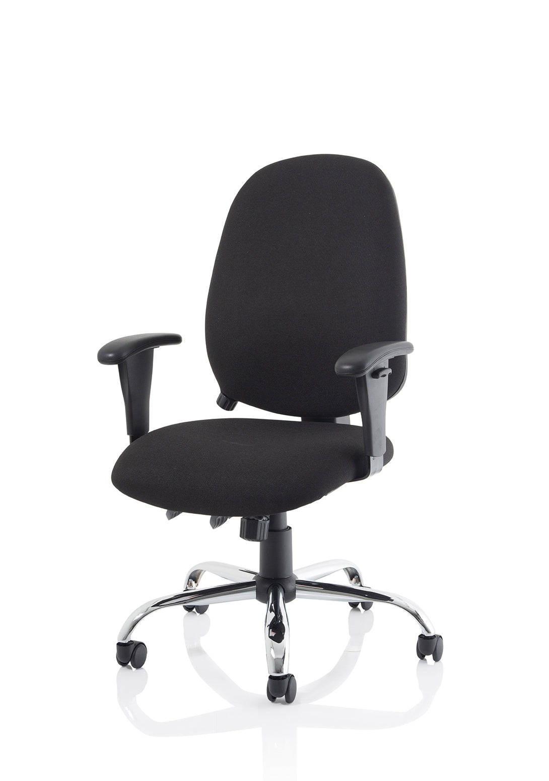 Lisbon Medium Back Task Operator Office Chair with Height Adjustable Arms