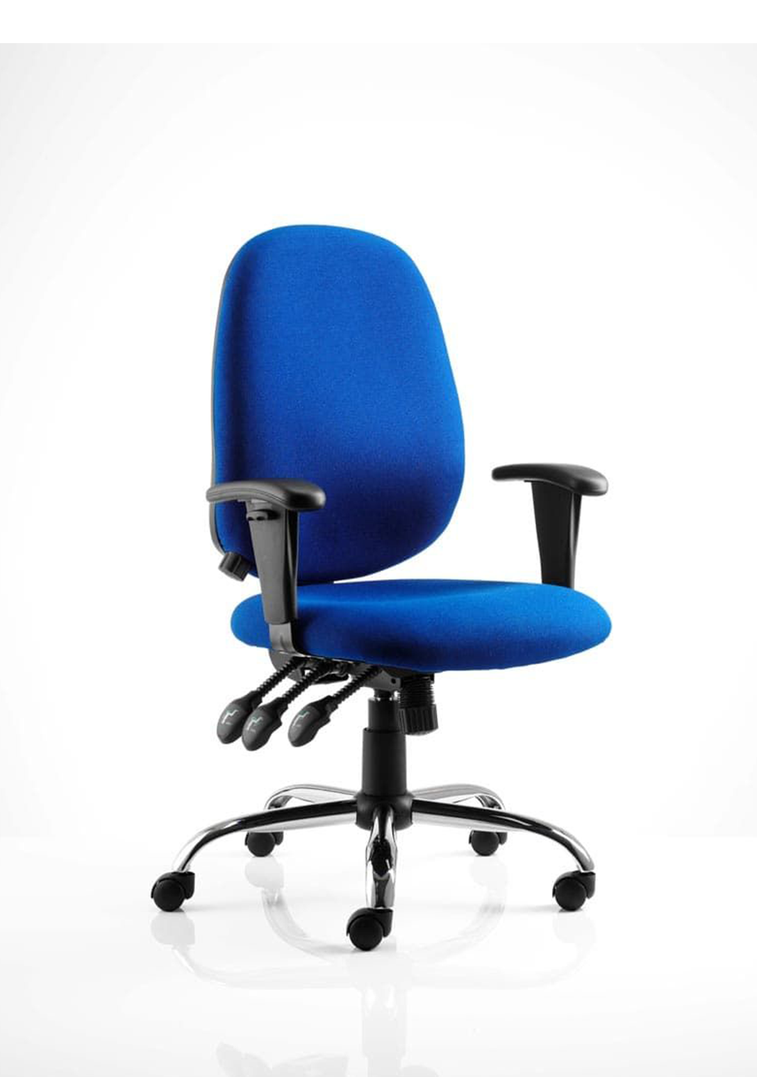 Lisbon Medium Back Task Operator Office Chair with Height Adjustable Arms