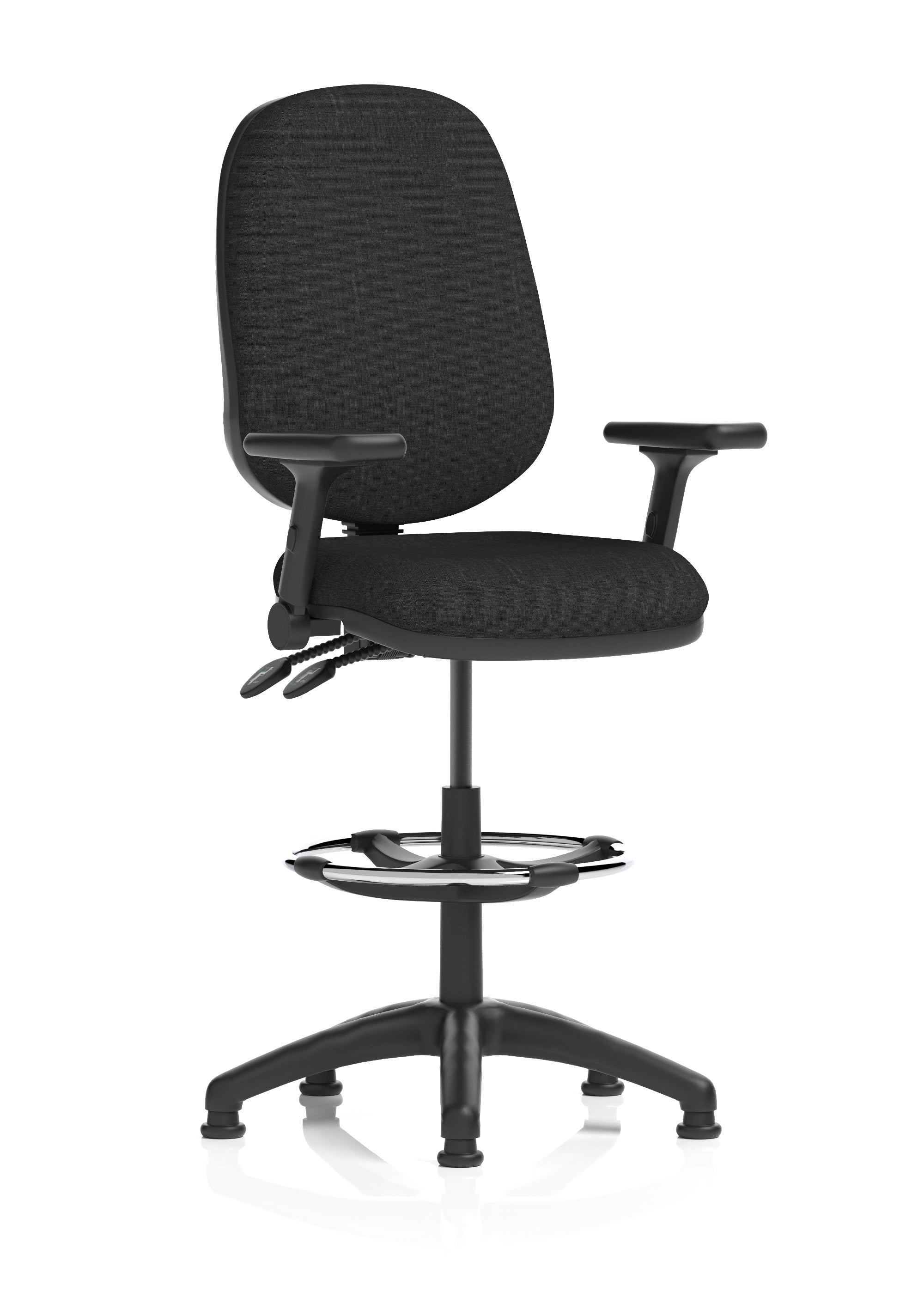 Eclipse Plus II Task Operator Office Chair with Hi Rise Draughtsman Kit