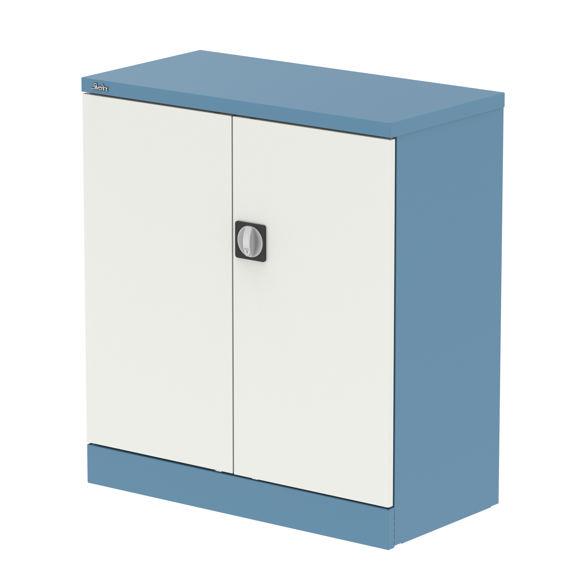 Qube Stationery 2-Door Cupboard With Shelves