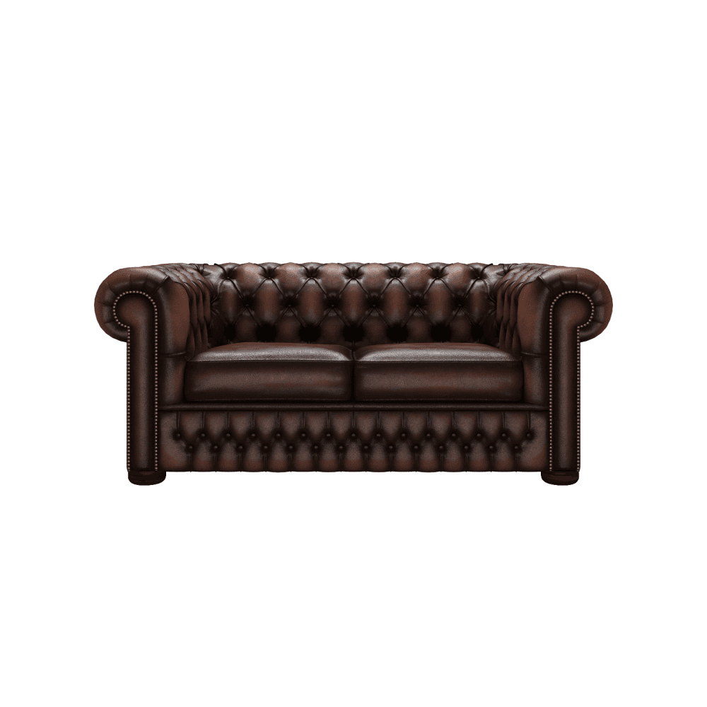 Heritage Chesterfield 2 Seater Sofa in Antique Leather