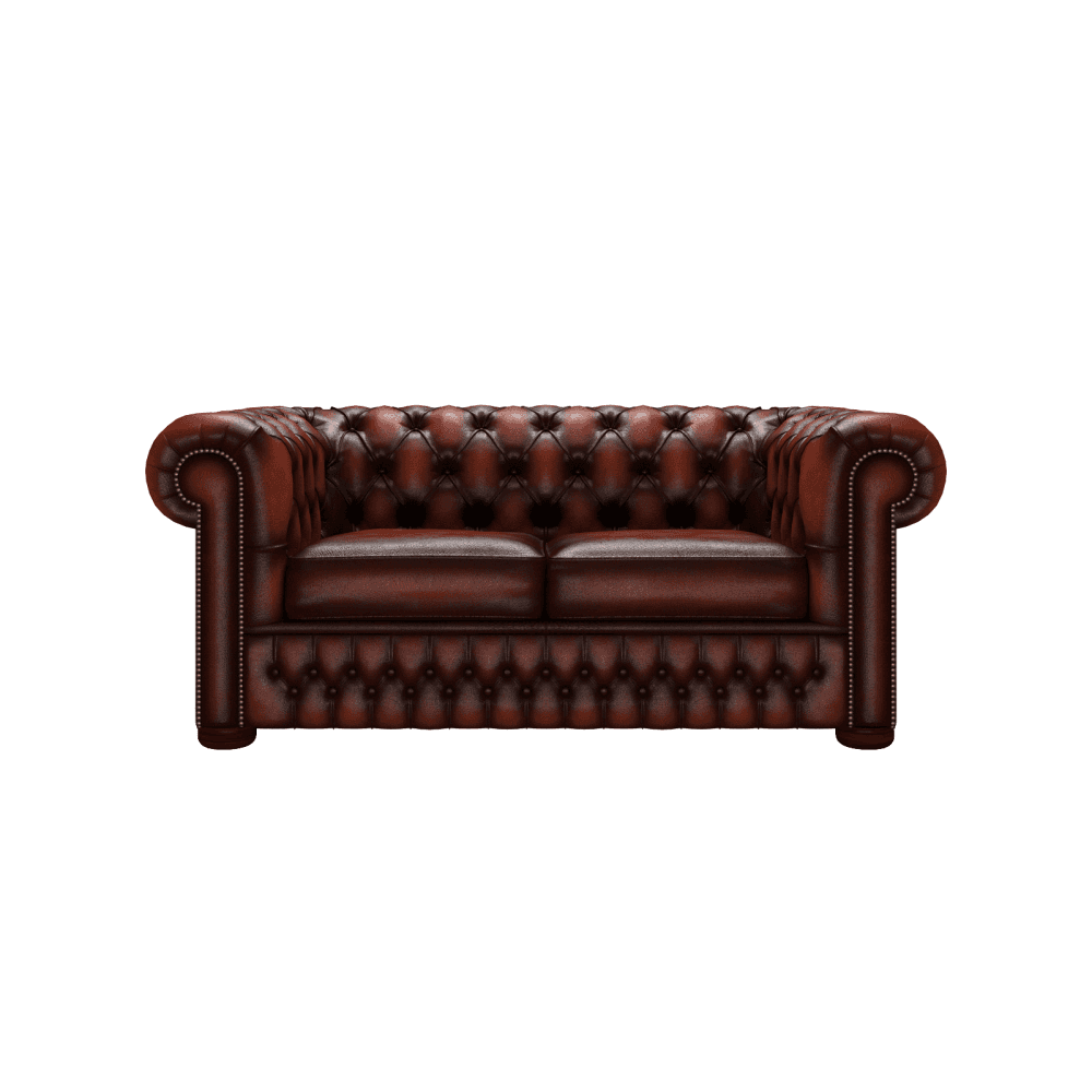 Heritage Chesterfield 2 Seater Sofa in Antique Leather