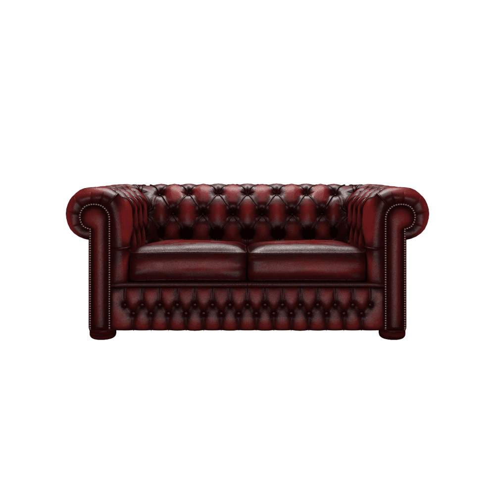 Heritage Chesterfield 2 Seater Sofa in Antique Leather