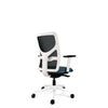 Icon white frame and base mesh chair