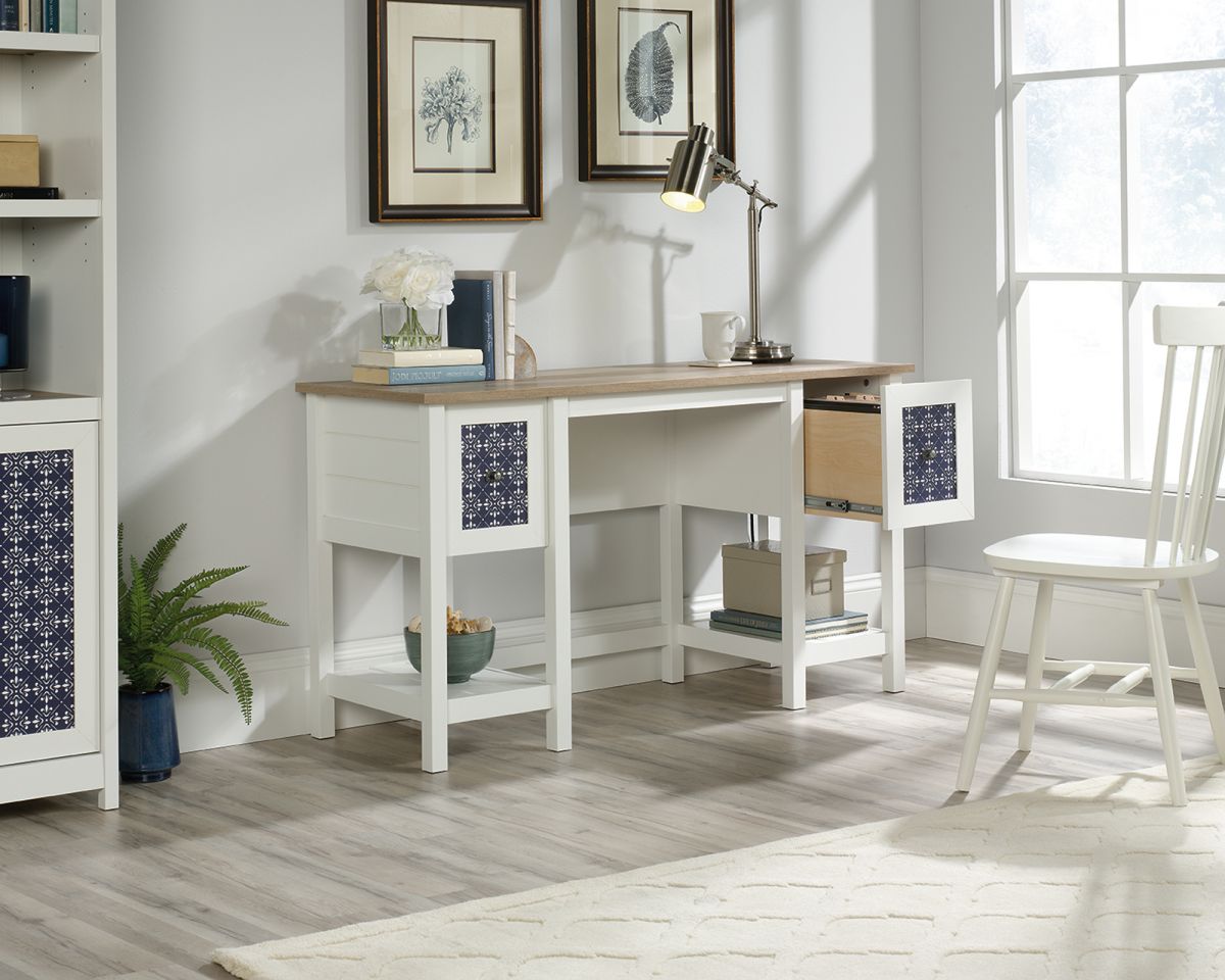 Mediterranean shaker desk for home office