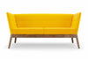 Callisto Large Sofa with walnut frame by Boss Design