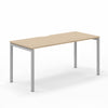 Narbutas NOVA-U Amber Oak MFC Top Metallic 4-Leg Rectangular Desk 1600 x 700mm