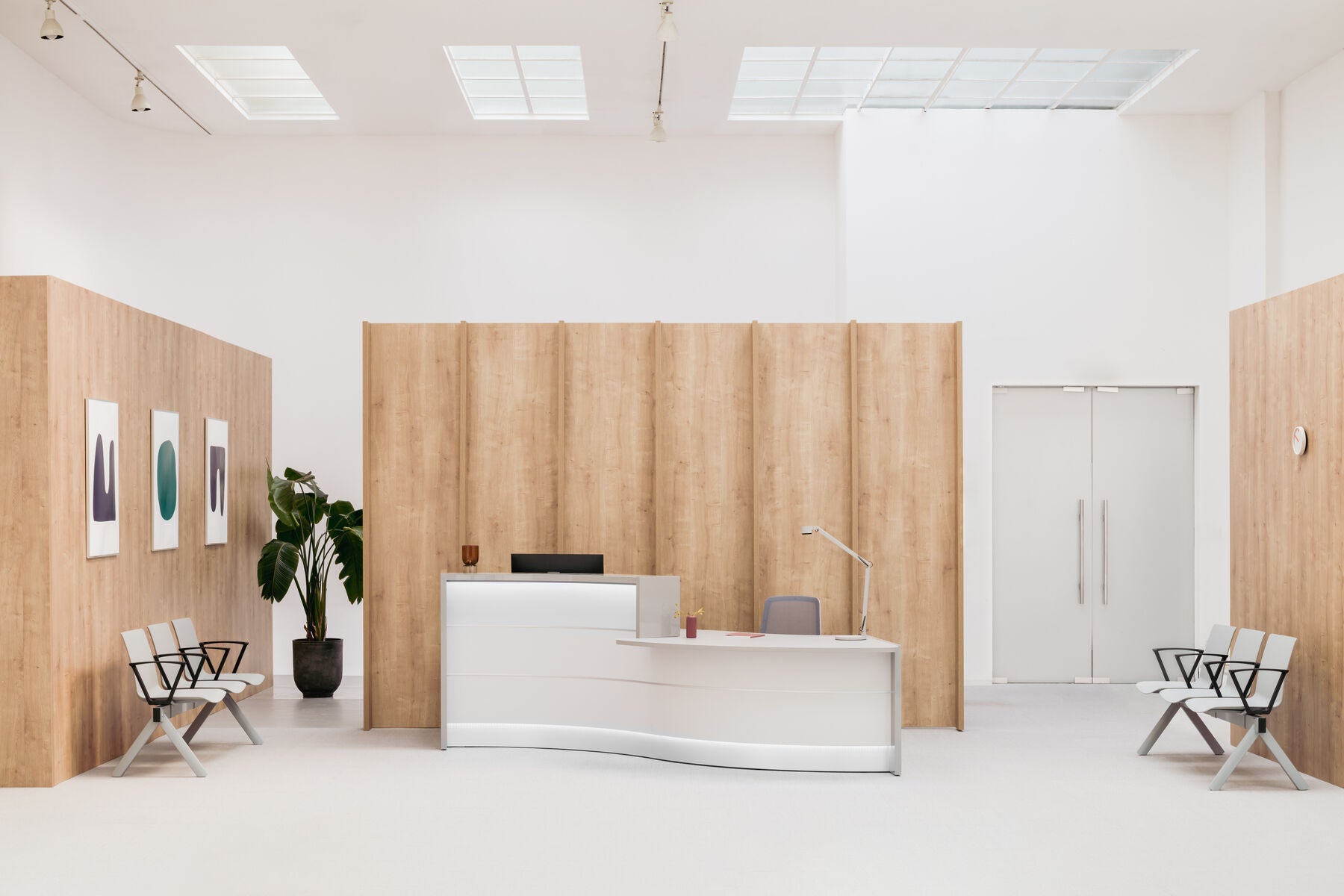 MDD - Valde Curved Recption desk - NIOD