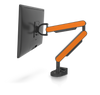 ZG1 Black Edition Monitor Arm With Orange Side Panels - NIODONLINE.CO.UK