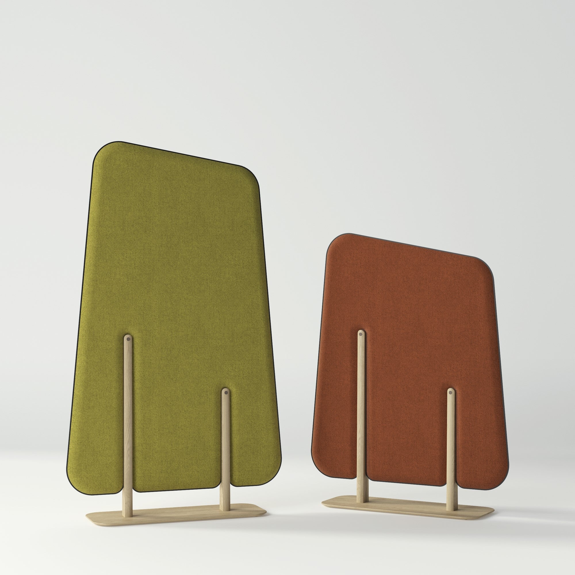 Park screens with oak frame