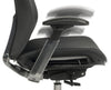 Quantum executive mesh chair with adjustable armrests