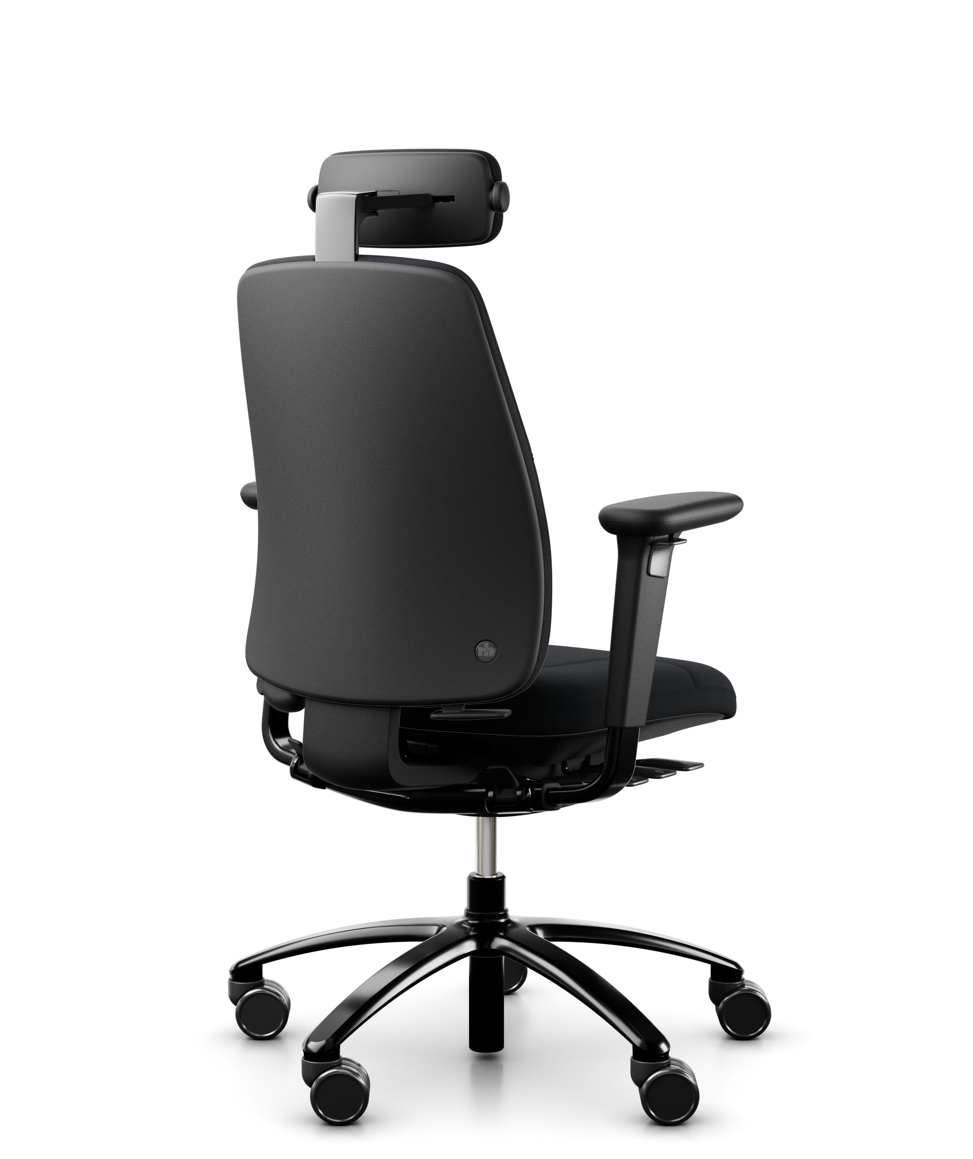 RH Logic 200 Backrest shown with arms and headrest