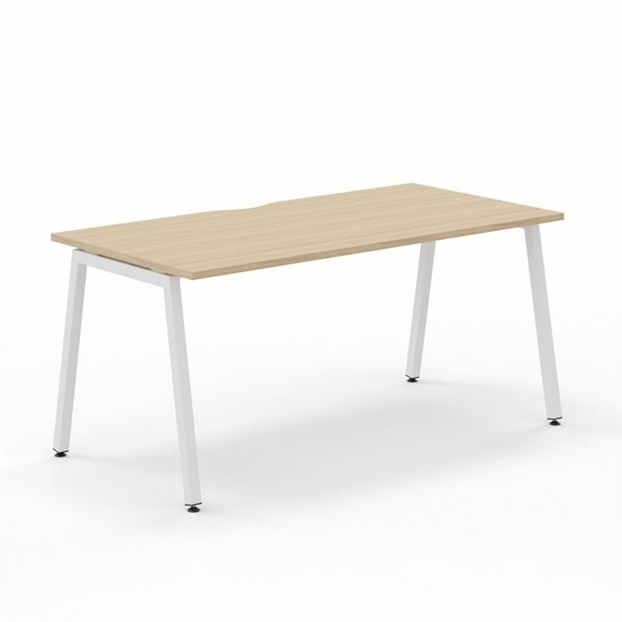 Nova A Amber oak top with white frame