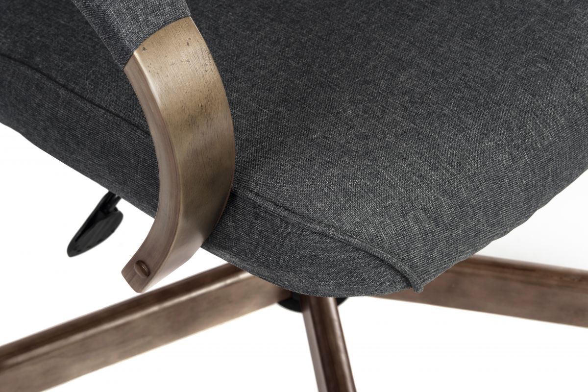 Grey fabic executive chair 