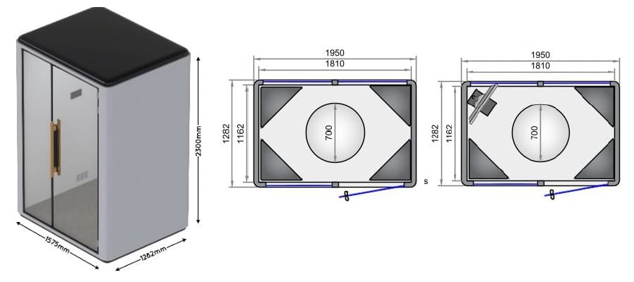 Zeno Hybrid Plus Acoustic Office Pod