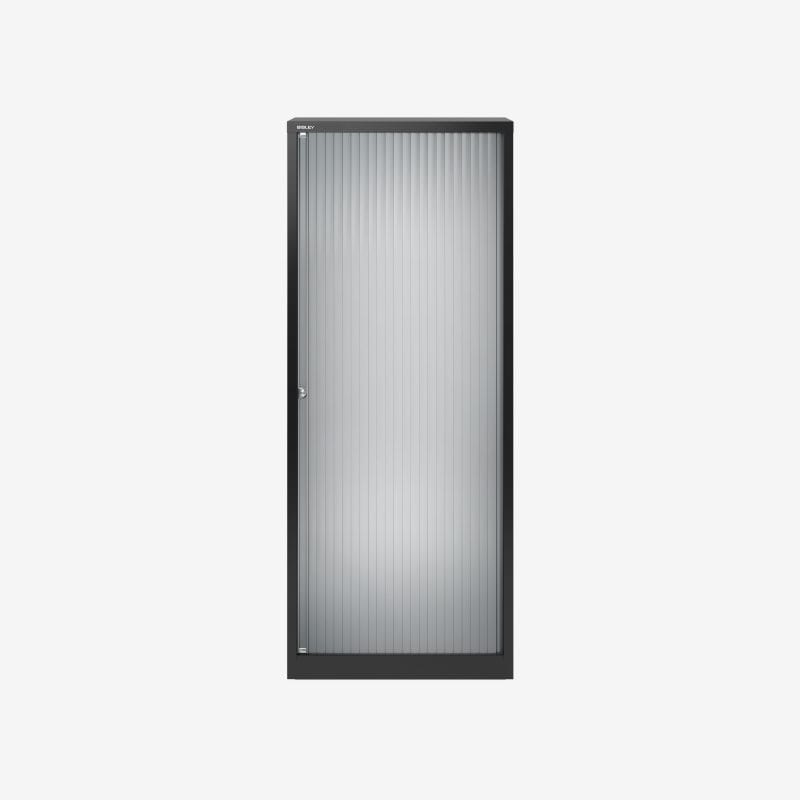Bisley Essential Black Tambour Unit 1970mm x 800mm