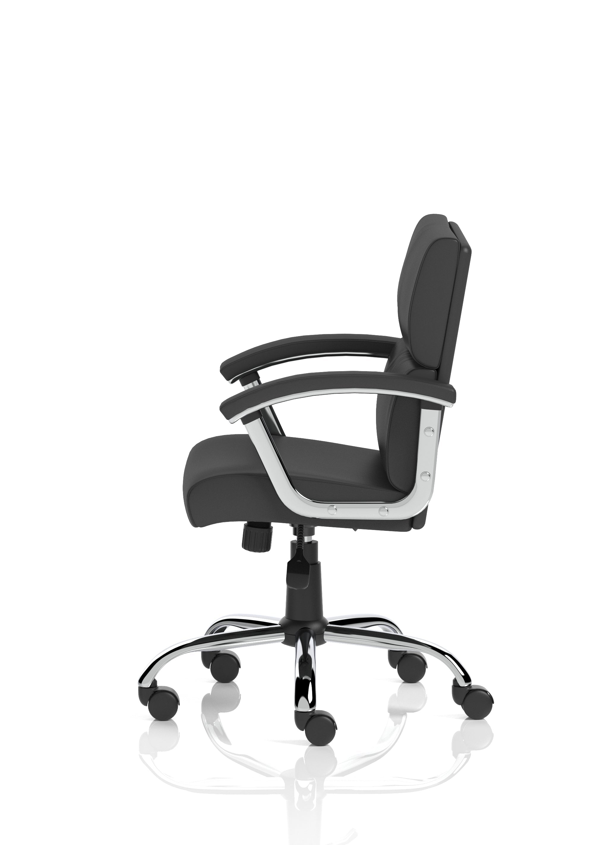 Desire Medium Back Leather Executive Office Chair with Arms