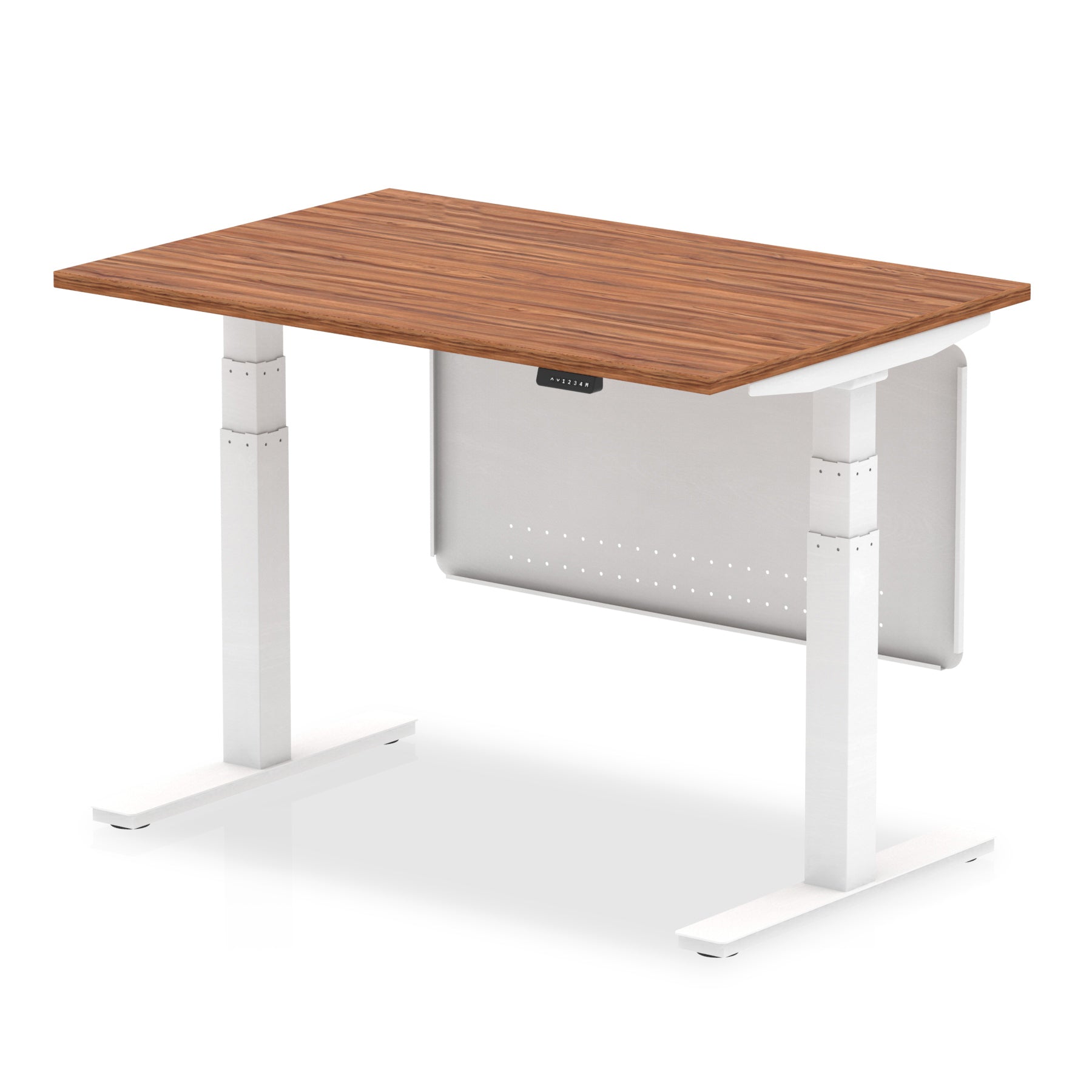 Air Height Adjustable Desk without Cable Ports with Steel Modesty Panel