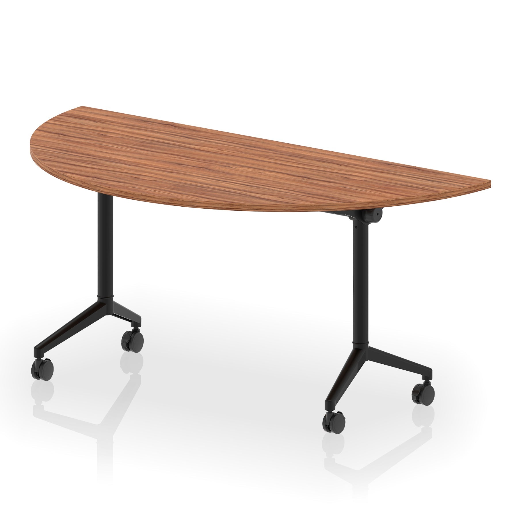 Impulse Plus Flip Top 1600mm Semi-Circle Table