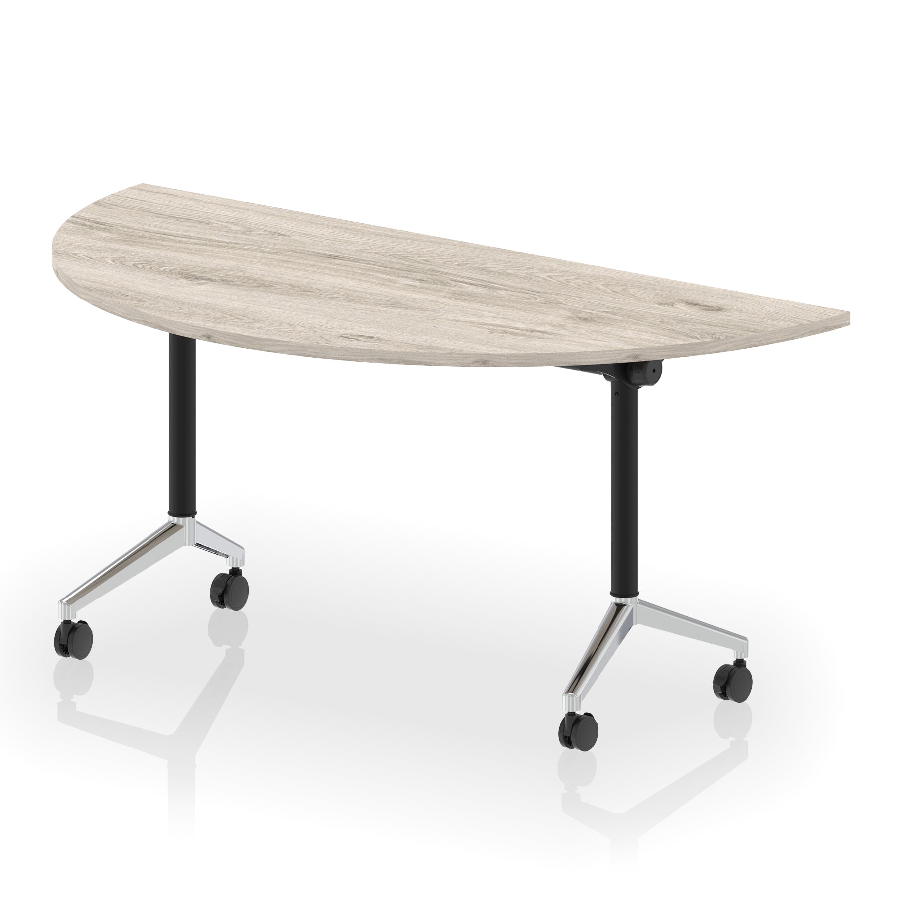 Impulse Plus Flip Top 1600mm Semi-Circle Table