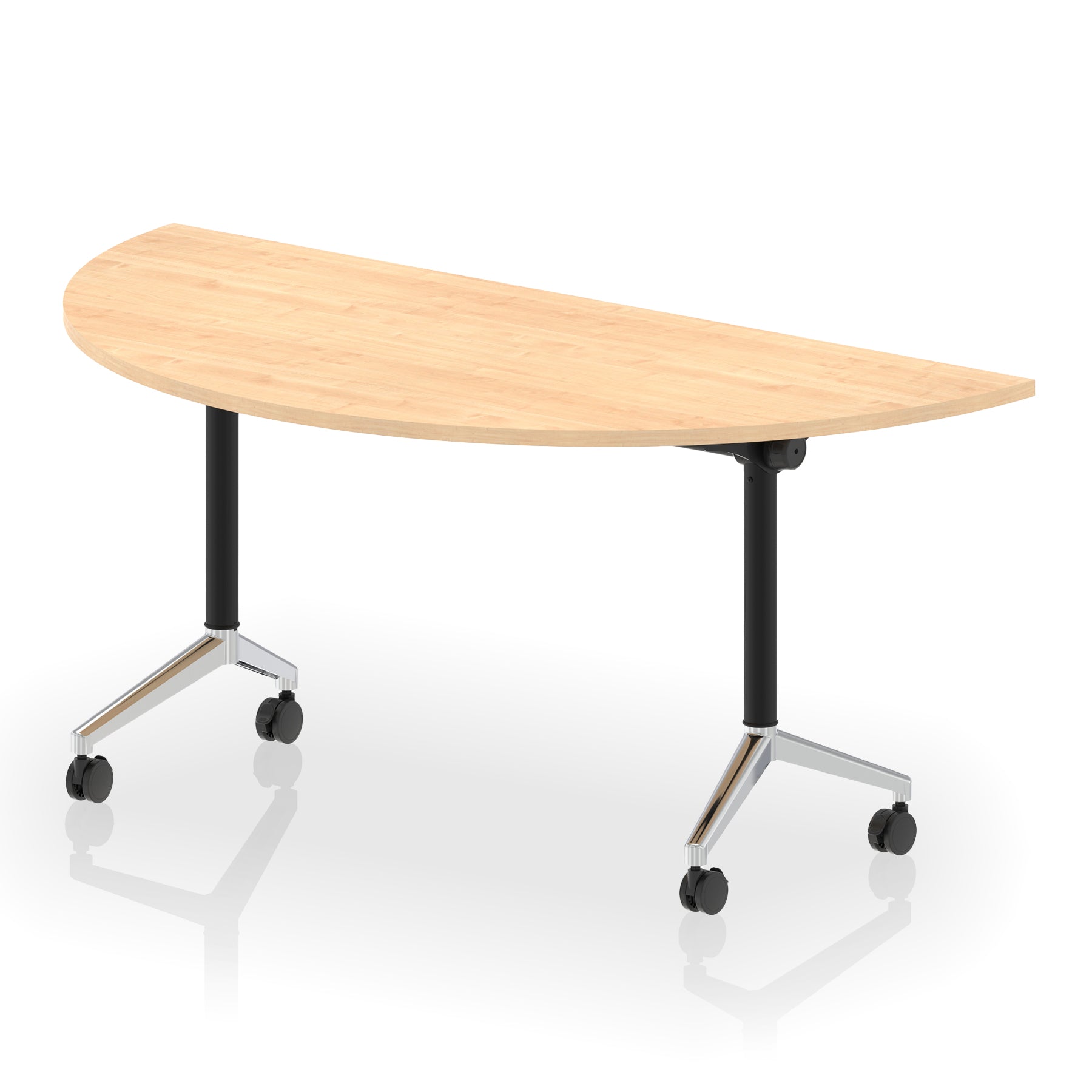 Impulse Plus Flip Top 1600mm Semi-Circle Table