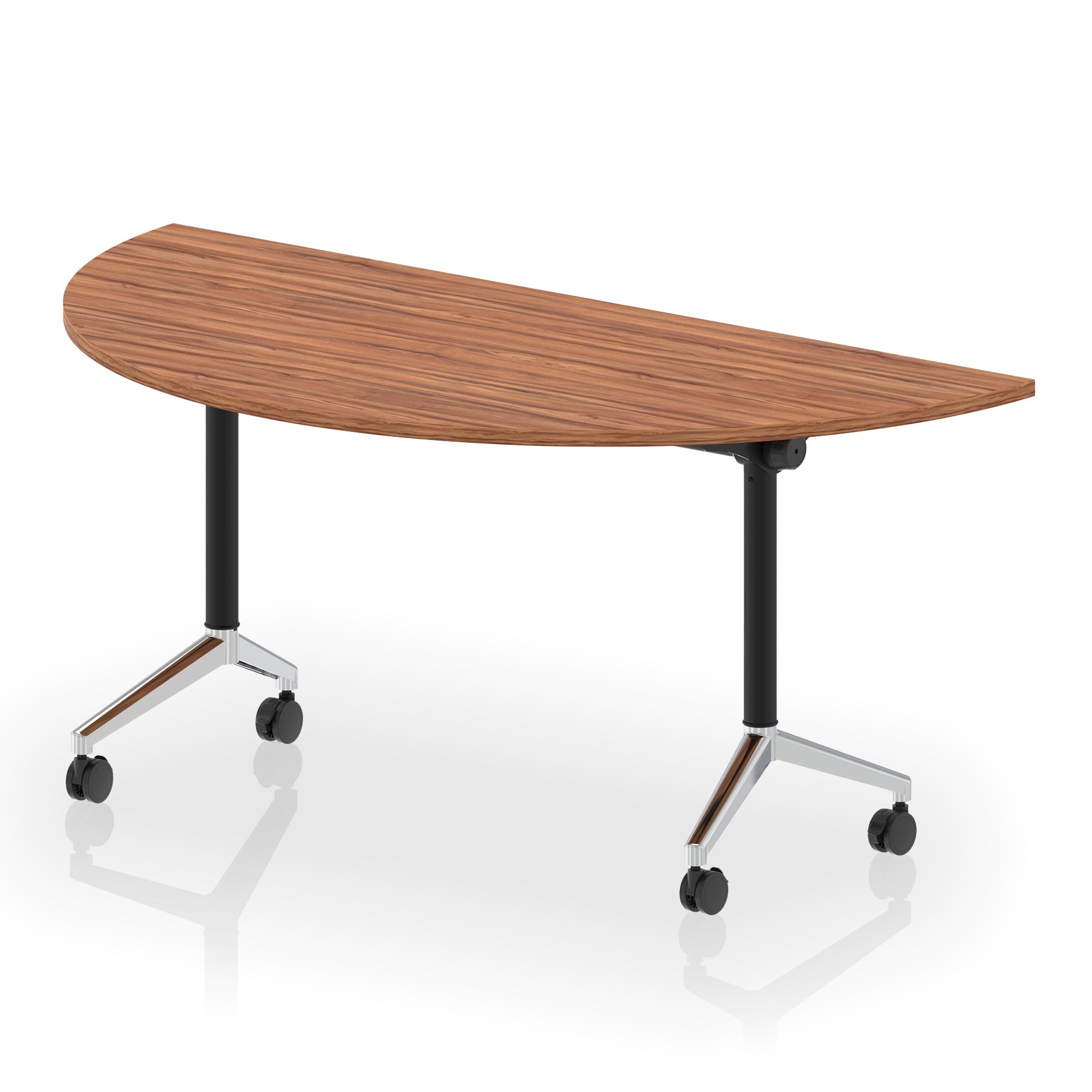 Impulse Plus Flip Top 1600mm Semi-Circle Table