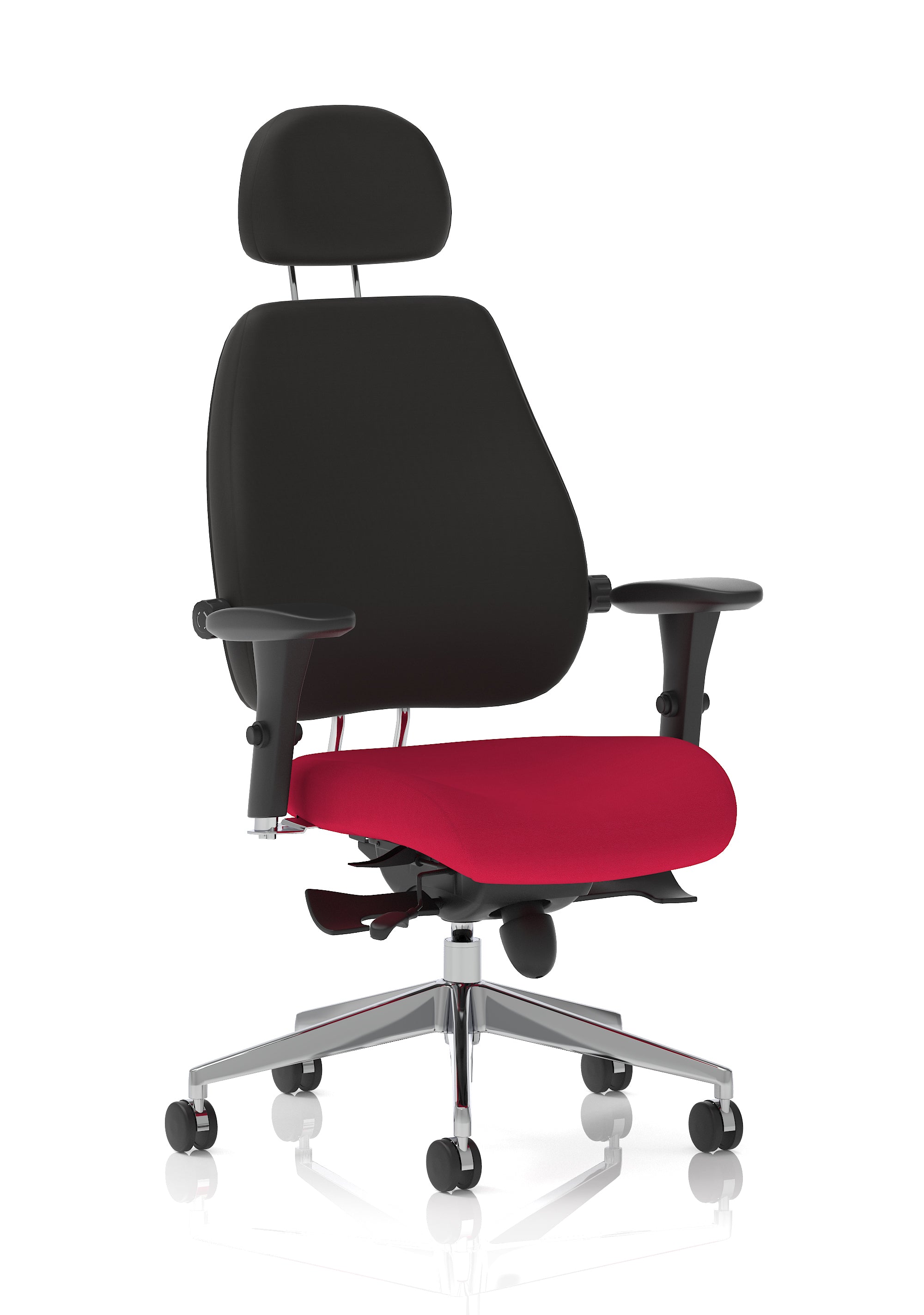 Chiro Plus Ultimate High Back Ergonomic Posture Chair with Arms and Headrest