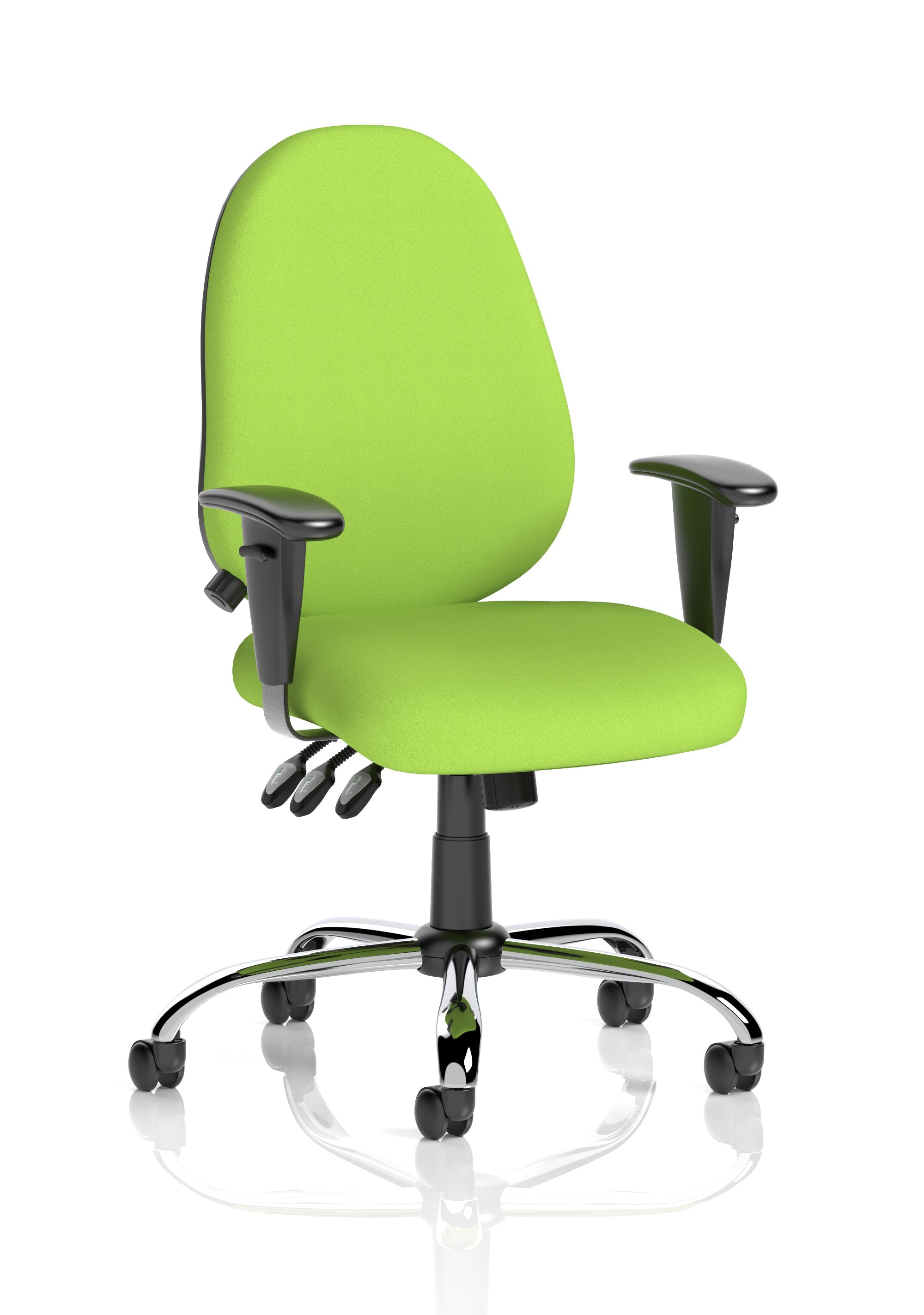 Lisbon Medium Back Task Operator Office Chair with Height Adjustable Arms