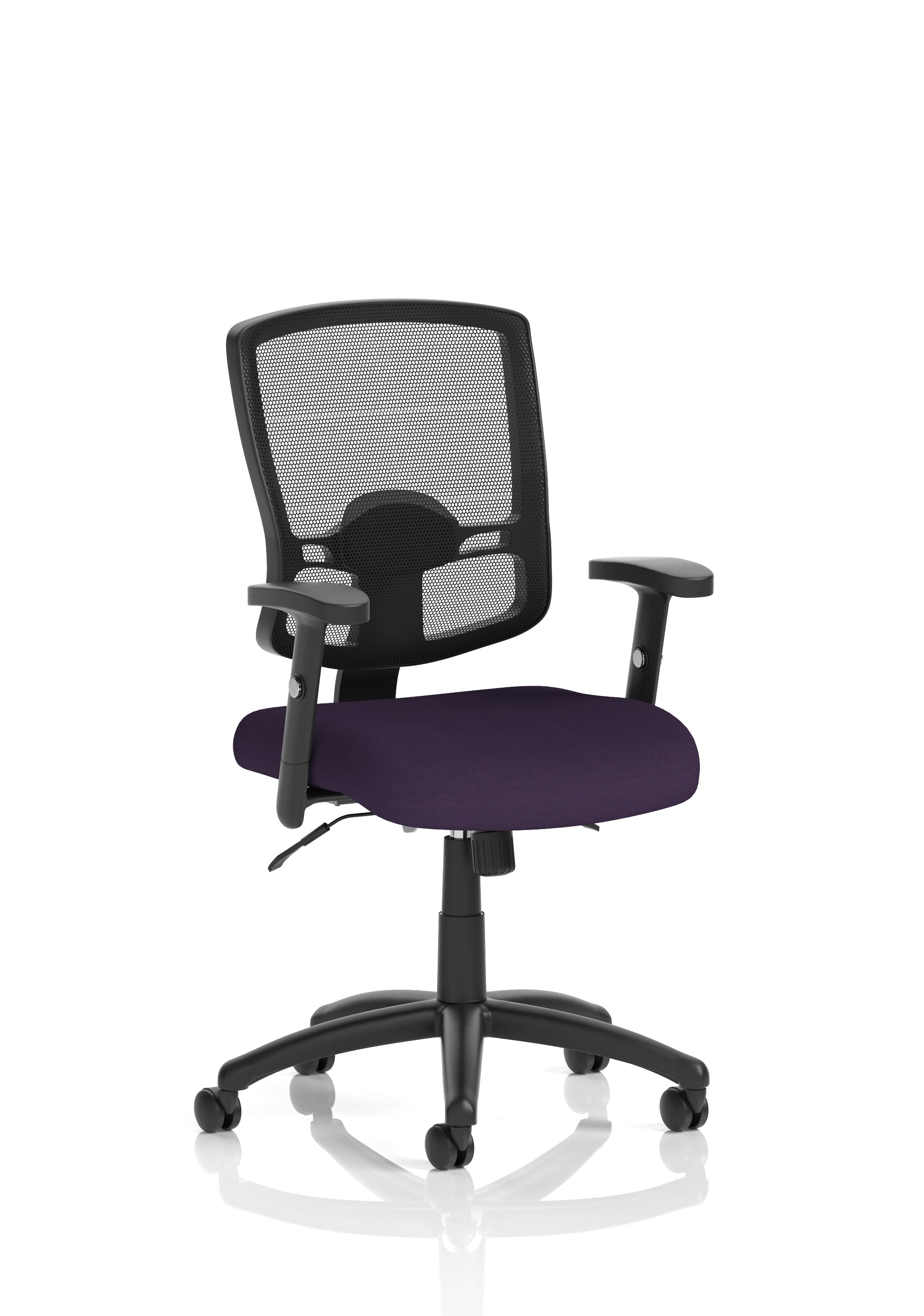 Portland II Medium Mesh Back Task Operator Office Chair with Arms