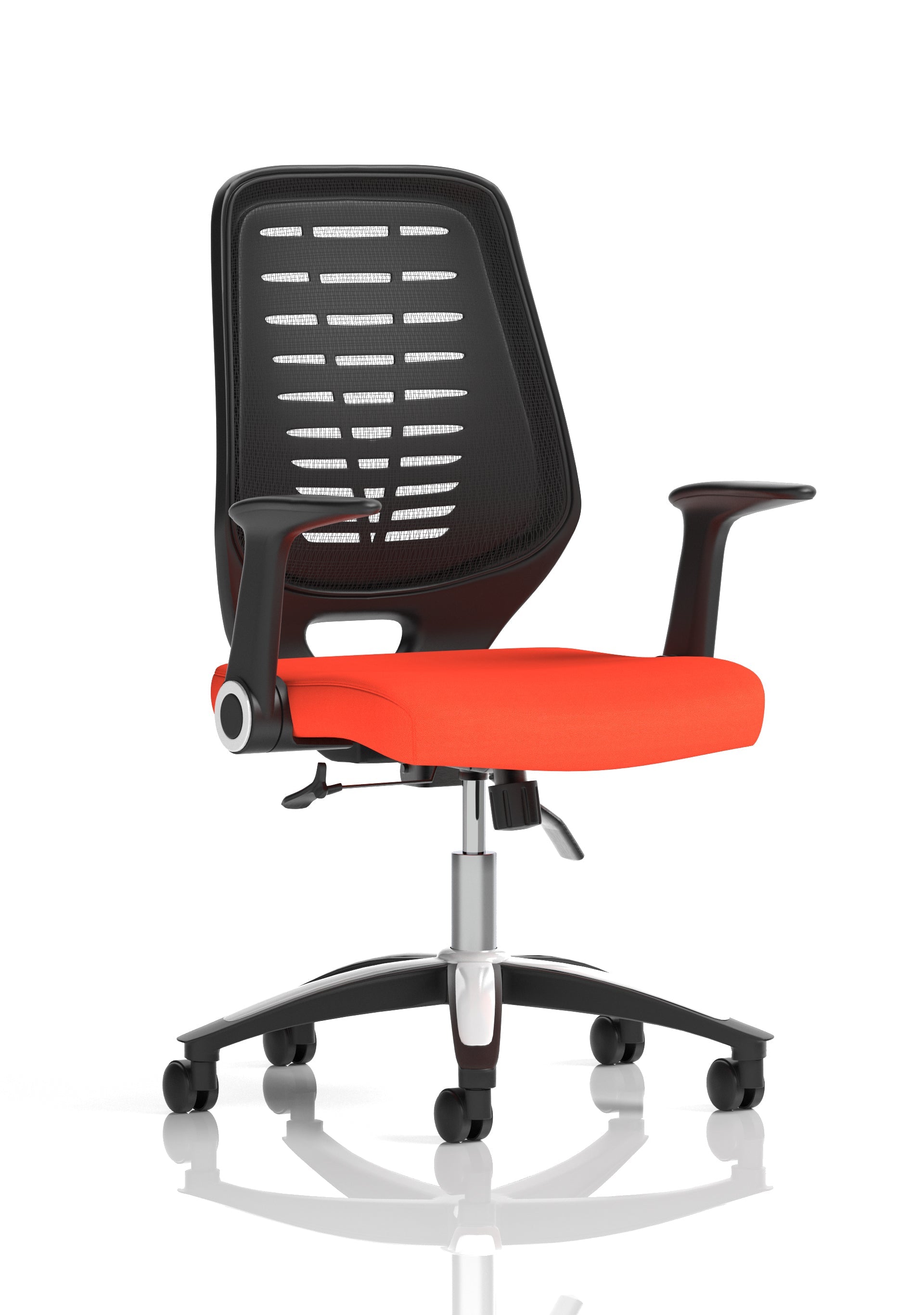 Relay Medium Mesh Back Task Operator Office Chair with Arms