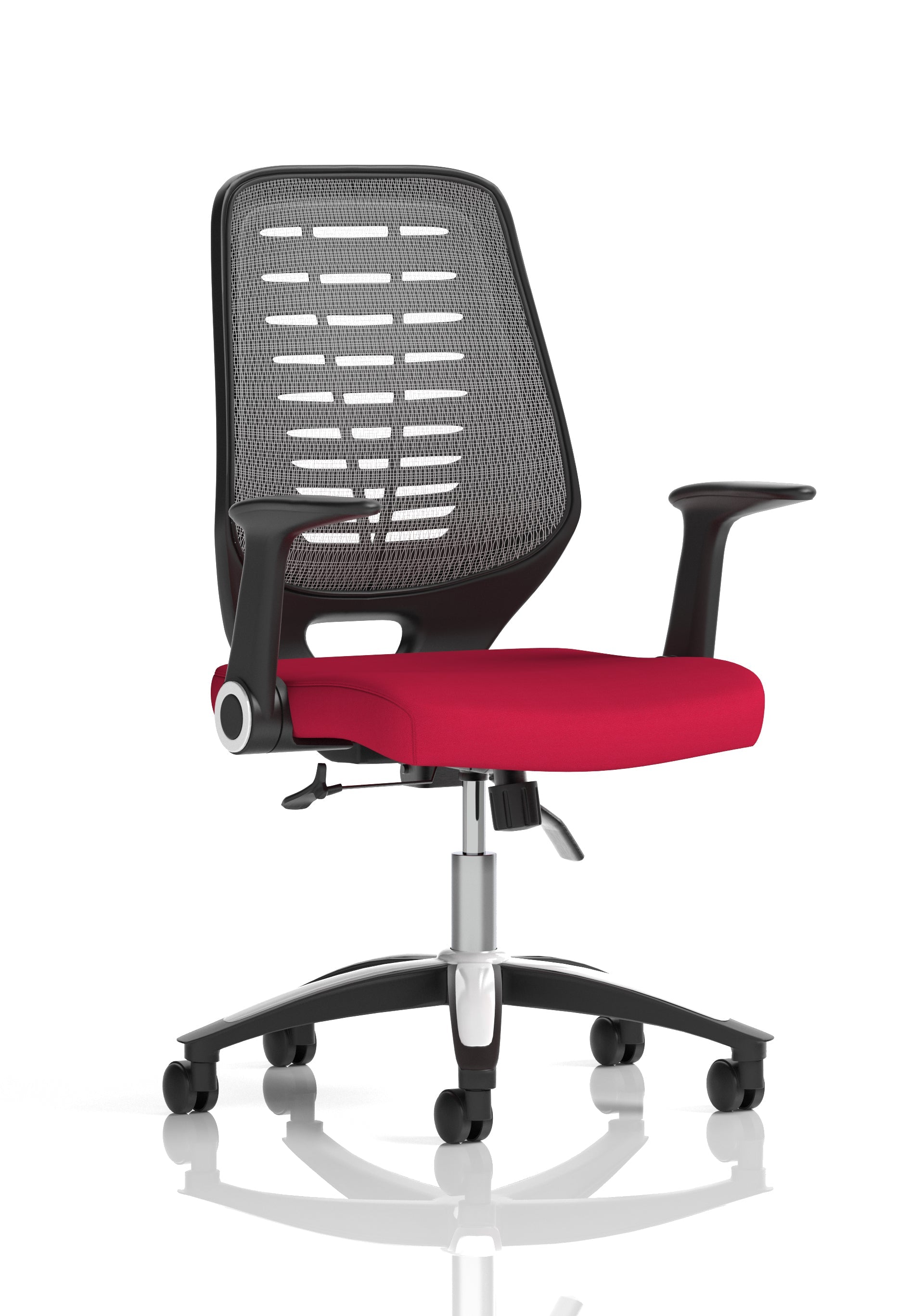 Relay Medium Mesh Back Task Operator Office Chair with Arms