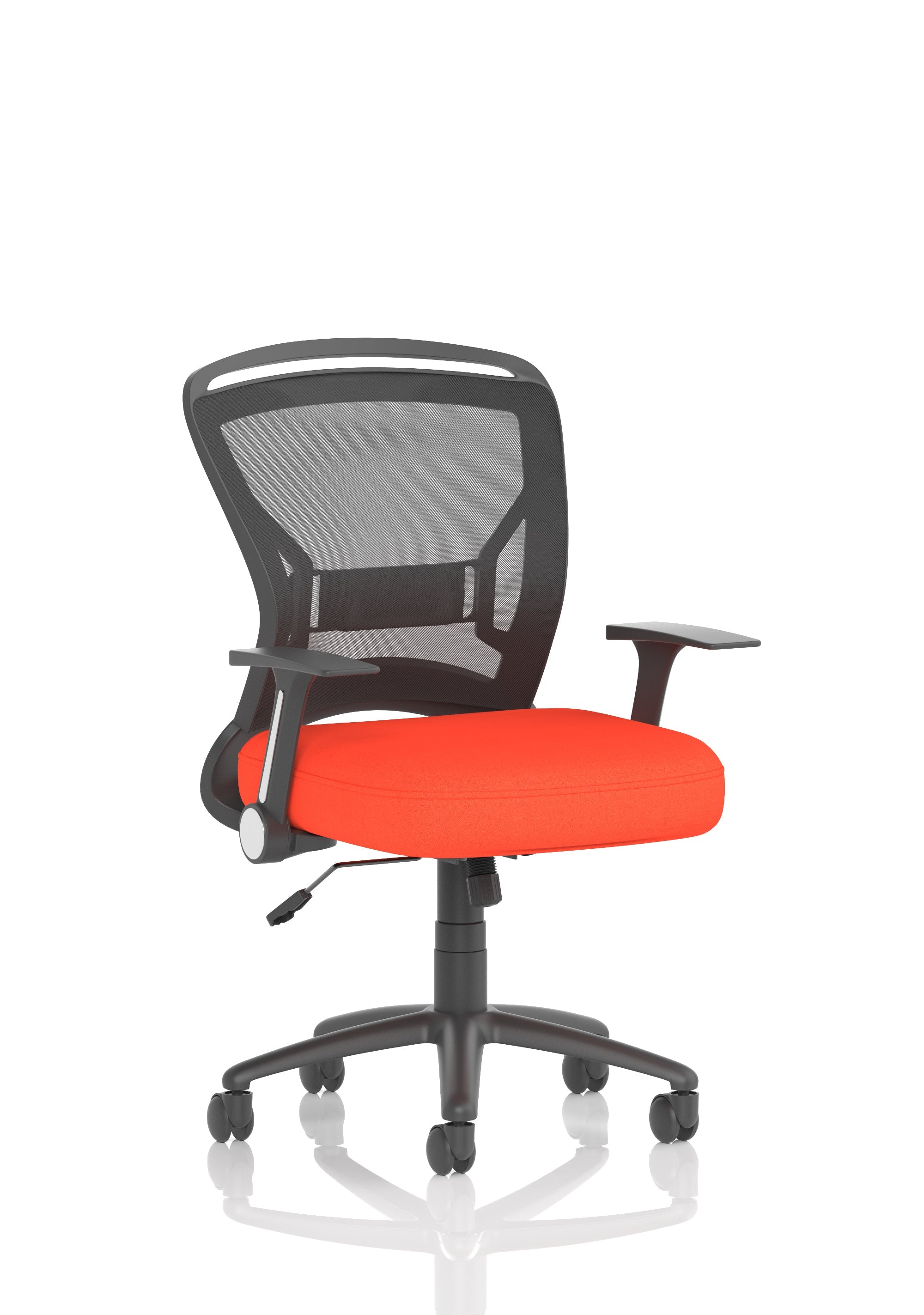Zeus Medium Mesh Back Task Operator Office Chair with Arms