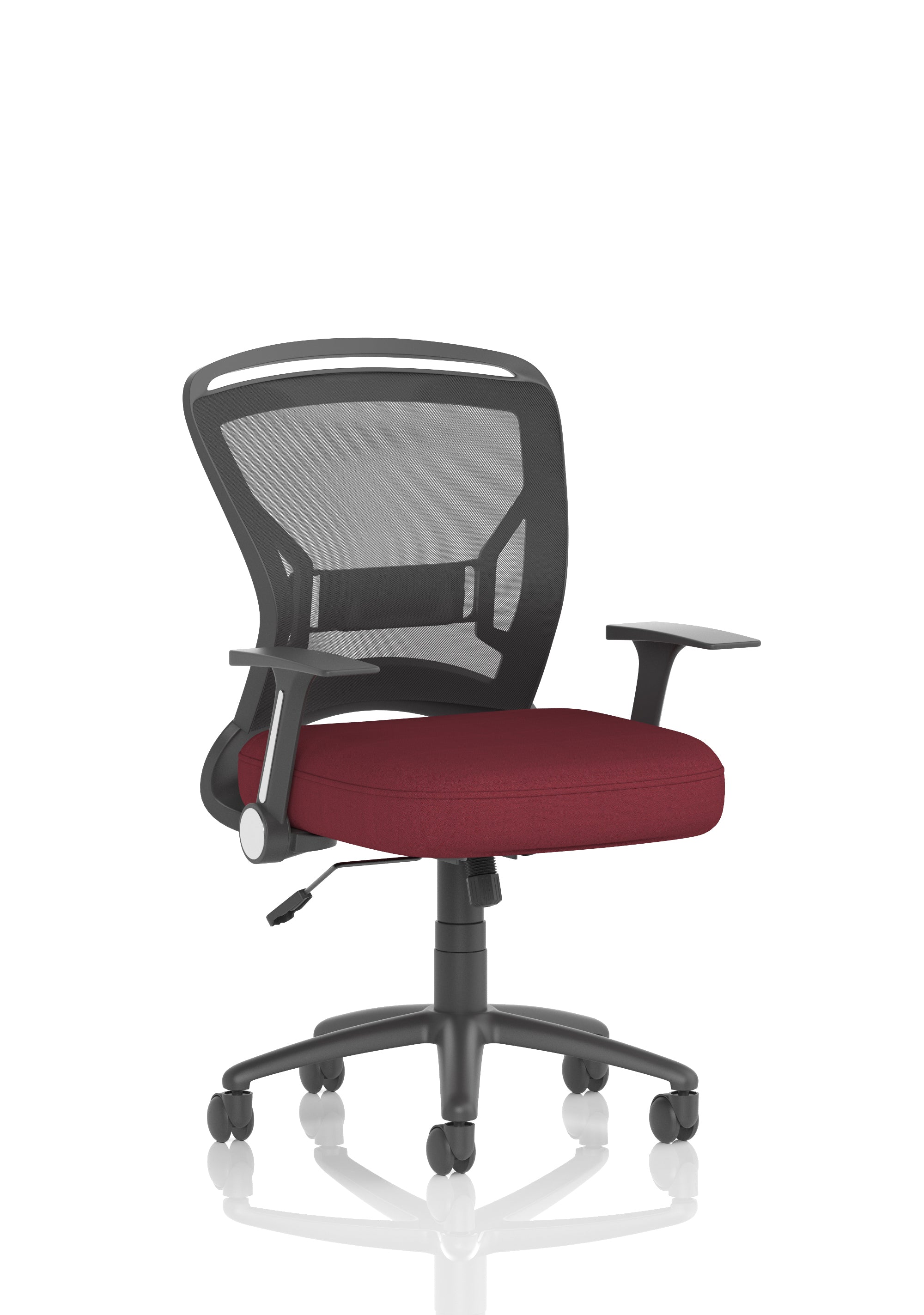 Zeus Medium Mesh Back Task Operator Office Chair with Arms