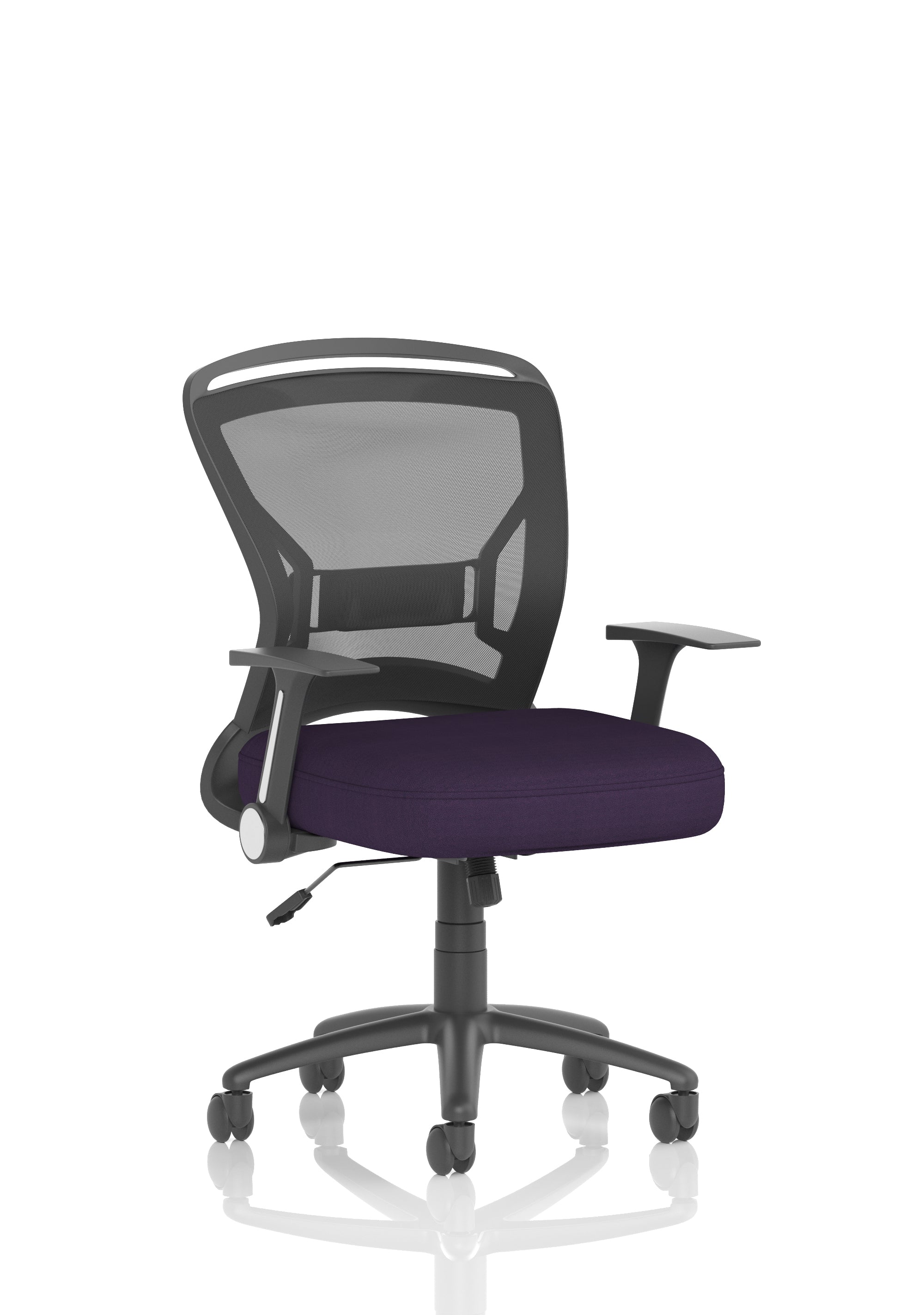 Zeus Medium Mesh Back Task Operator Office Chair with Arms