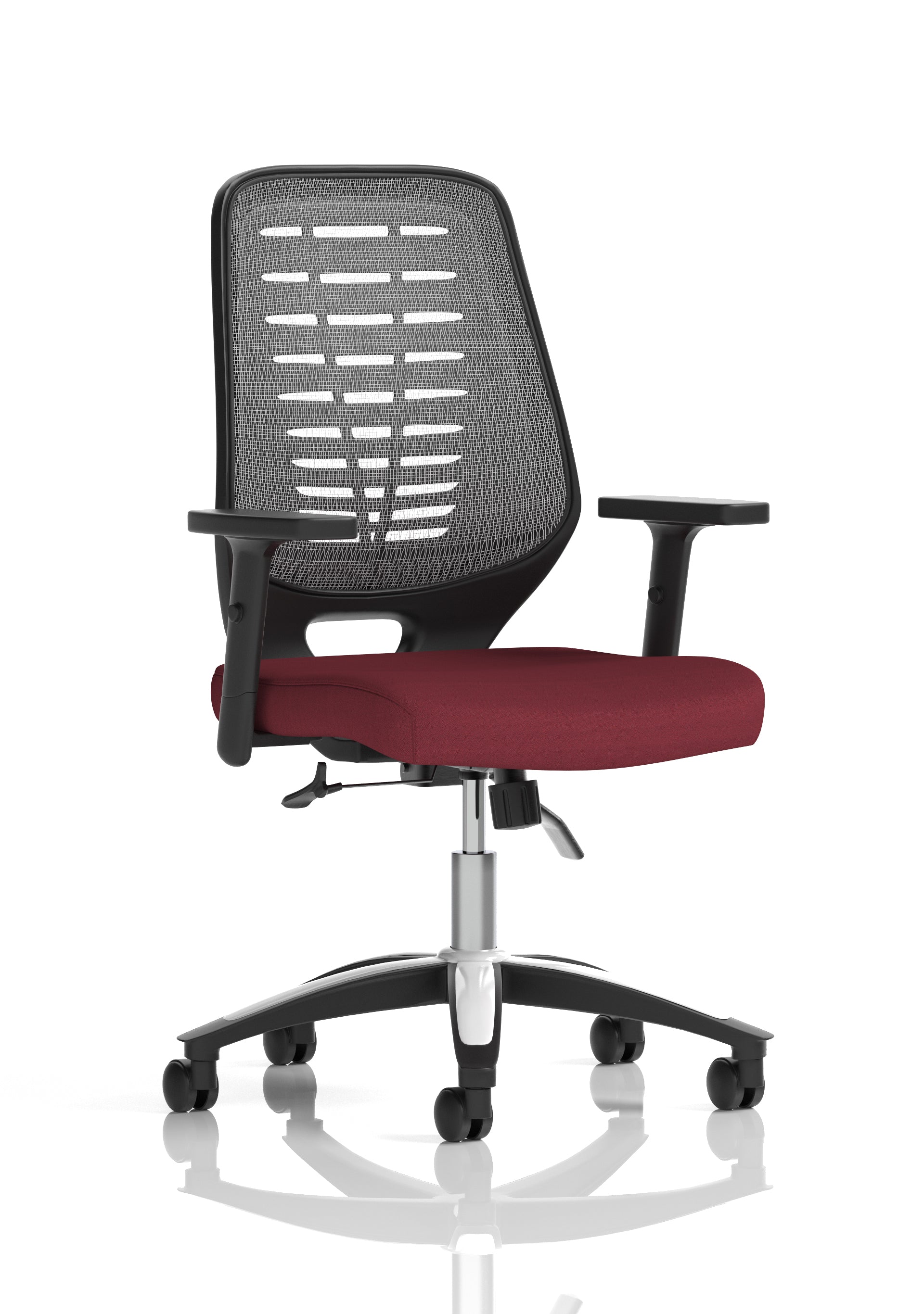 Relay Medium Mesh Back Task Operator Office Chair with Arms