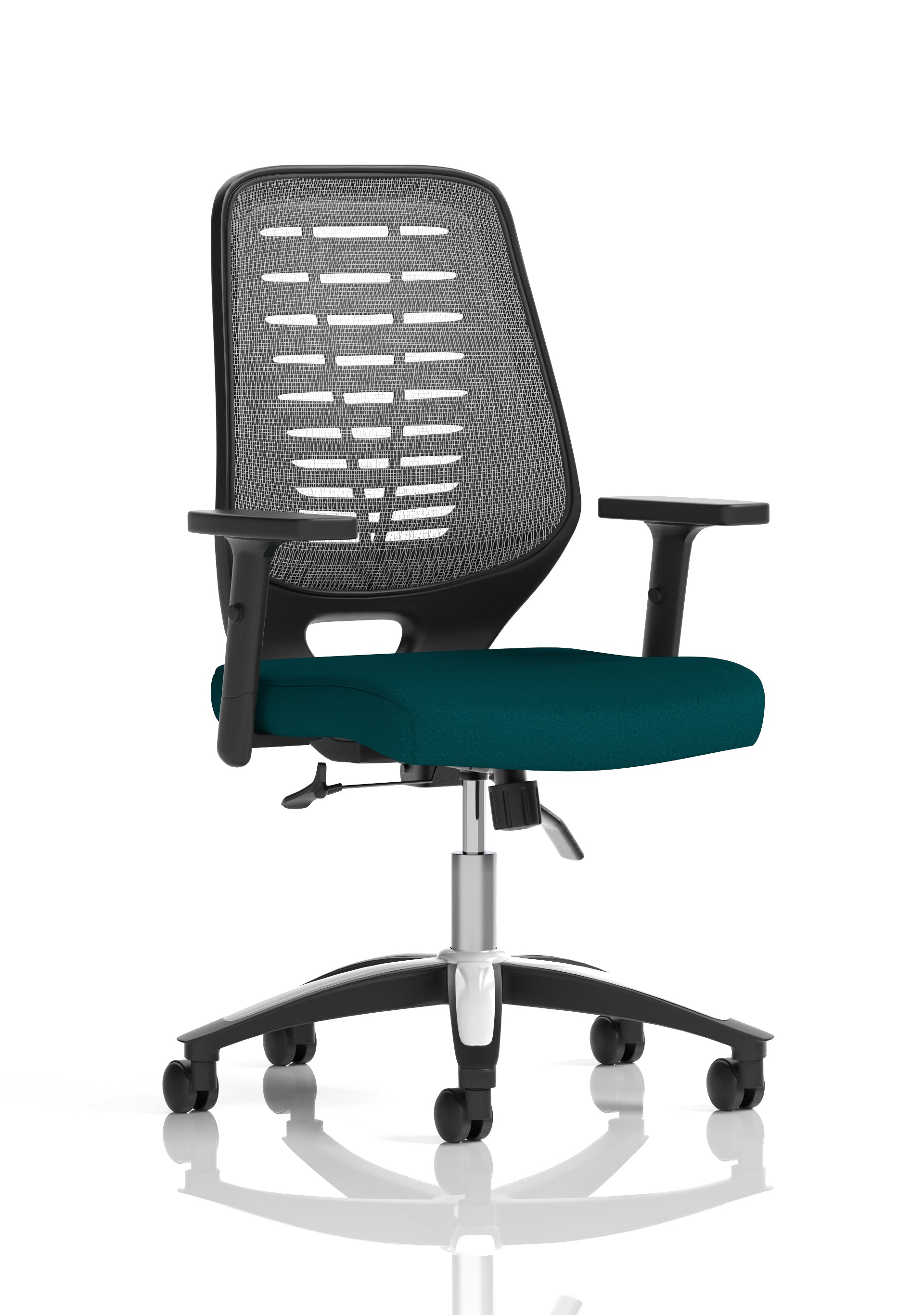 Relay Medium Mesh Back Task Operator Office Chair with Arms