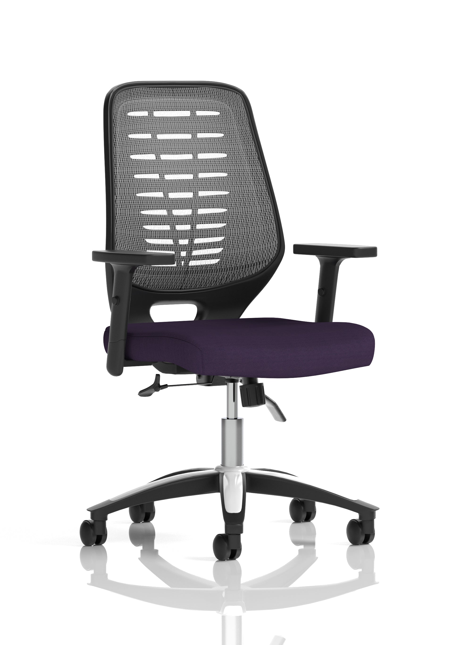 Relay Medium Mesh Back Task Operator Office Chair with Arms