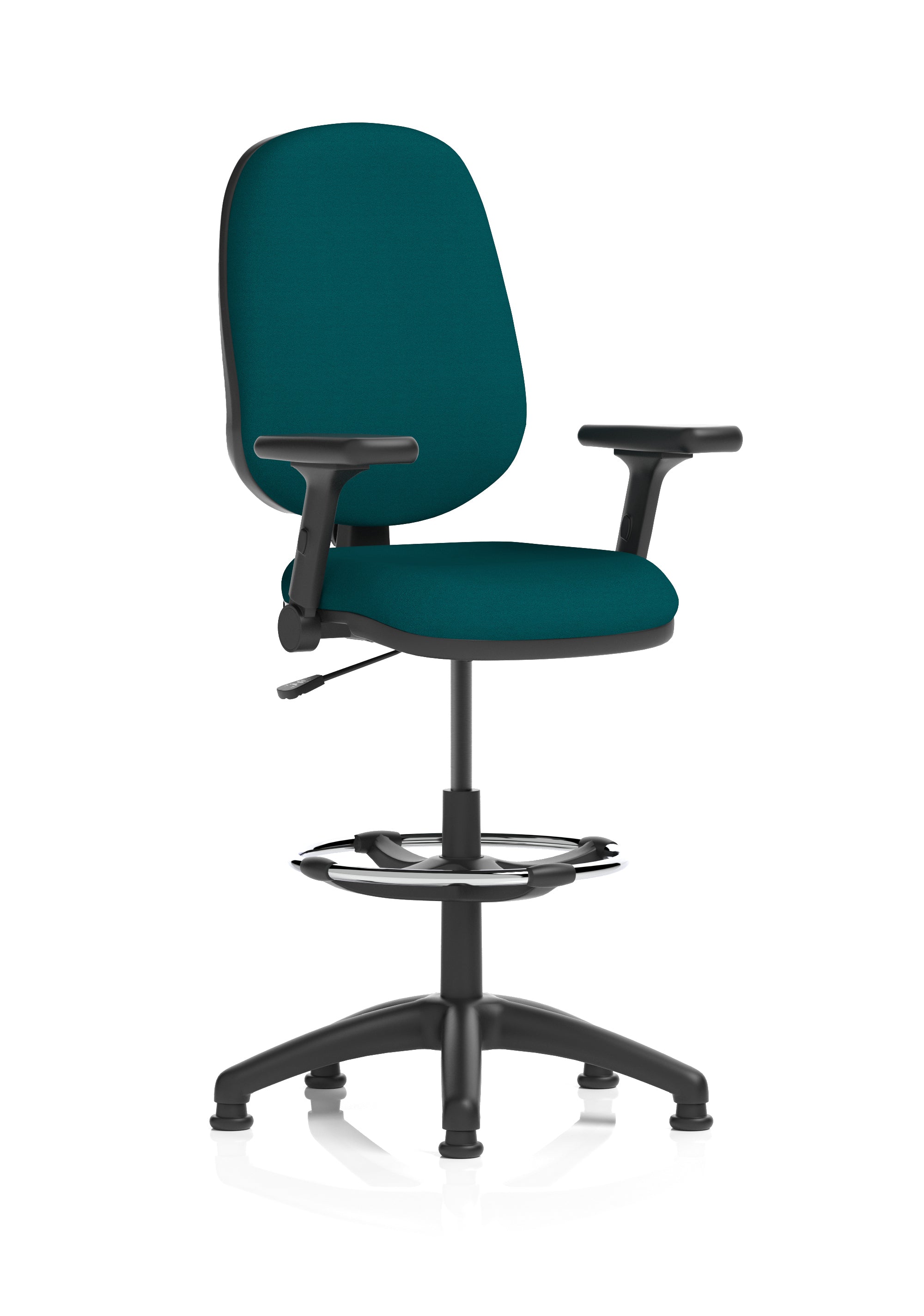Eclipse Plus I Medium Back Task Operator Office Chair with Hi Rise Draughtsman Kit