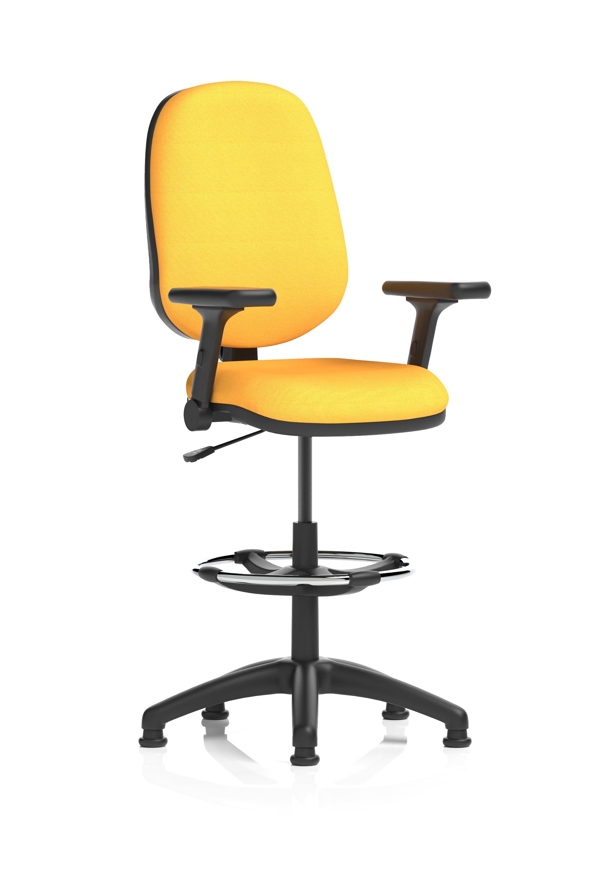 Eclipse Plus I Medium Back Task Operator Office Chair with Hi Rise Draughtsman Kit