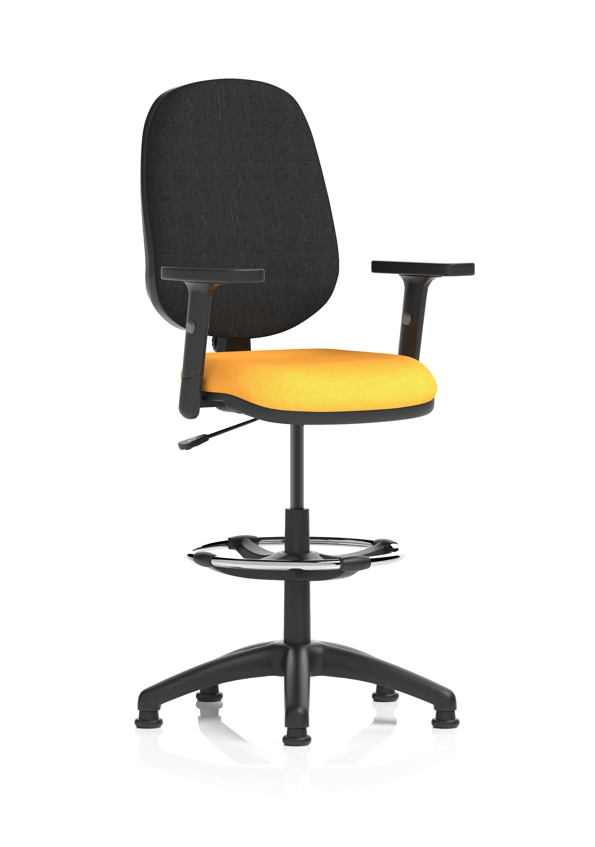 Eclipse Plus I Medium Back Task Operator Office Chair with Hi Rise Draughtsman Kit
