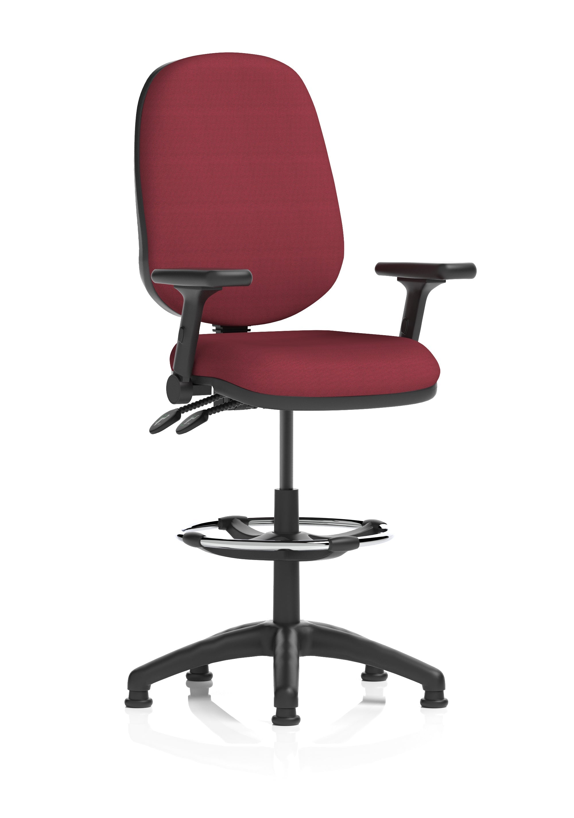 Eclipse Plus II Task Operator Office Chair with Hi Rise Draughtsman Kit