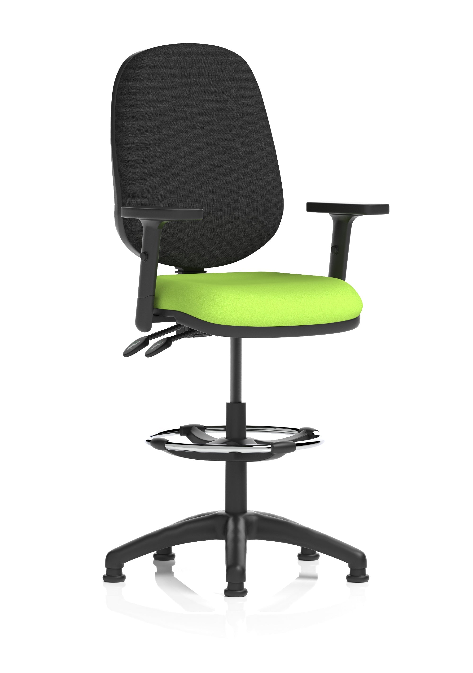 Eclipse Plus II Task Operator Office Chair with Hi Rise Draughtsman Kit