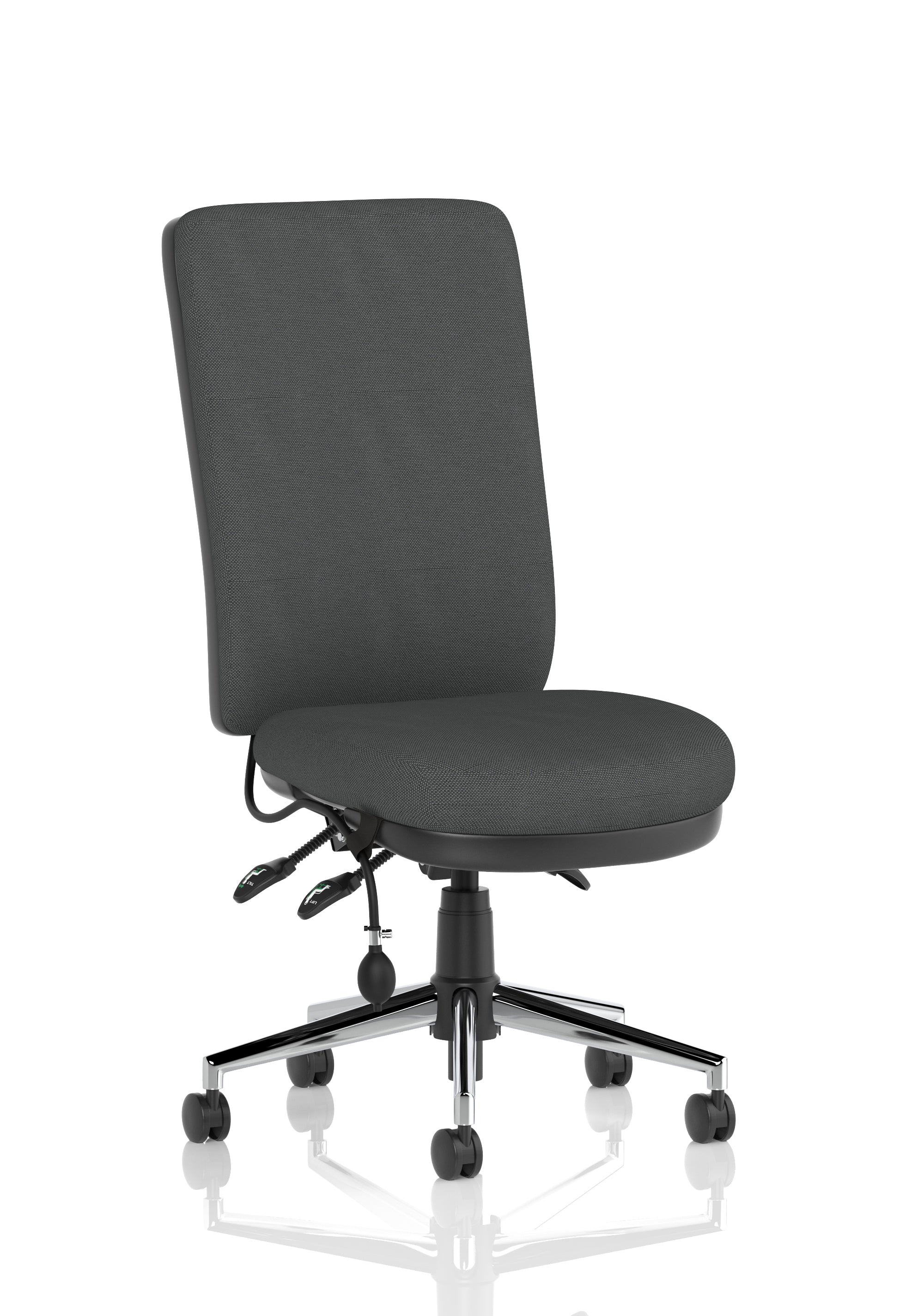 Chiro High Back Task Operator Office Chair In Quest Fabric