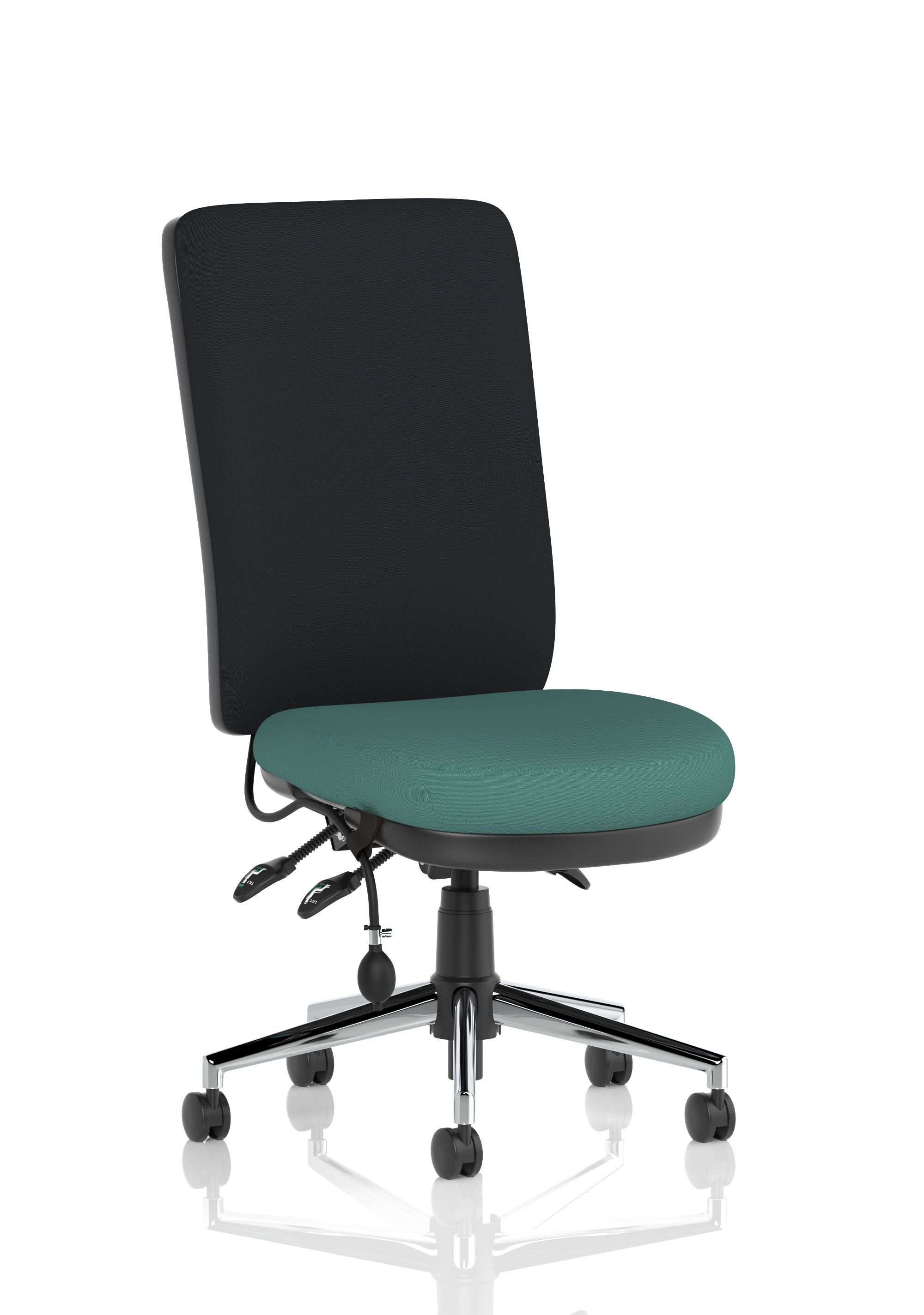 Chiro High Back Task Operator Office Chair In Quest Fabric